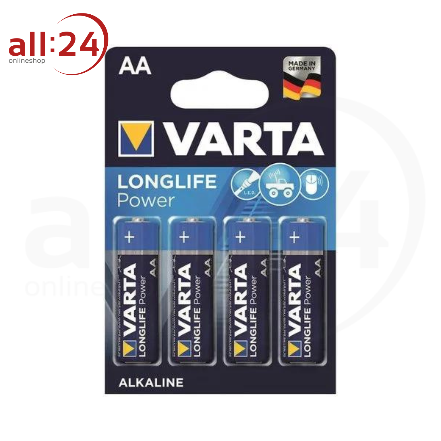 Artikelbild 1 des Artikels “Varta Batterien Mignon AA LR6 4er Packung “