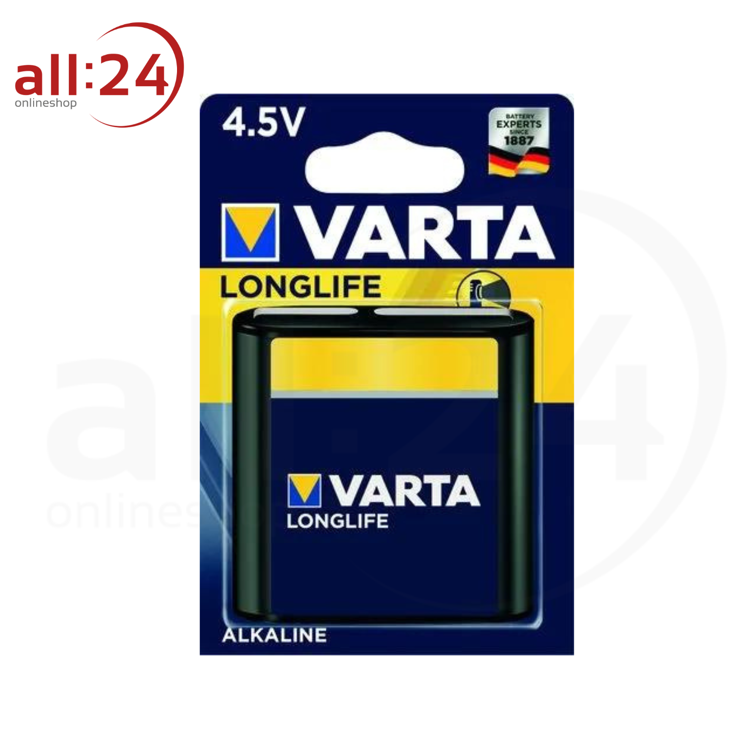Artikelbild 1 des Artikels “Varta Flachbatterie 4.5V Longlife Alkaline “