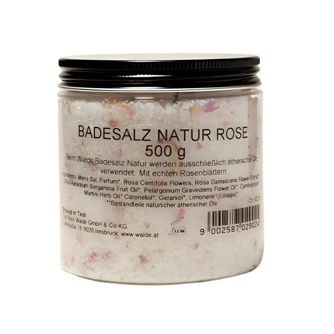 Artikelbild 1 des Artikels “Walde Badesalz Natur Rose 500g “