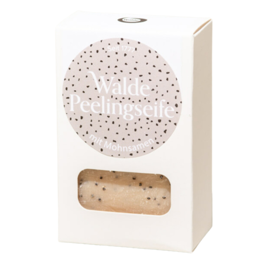 Artikelbild 1 des Artikels “Walde Seifenstück Naturseife Peeling Mohn Neroli 100g Plastikfrei “