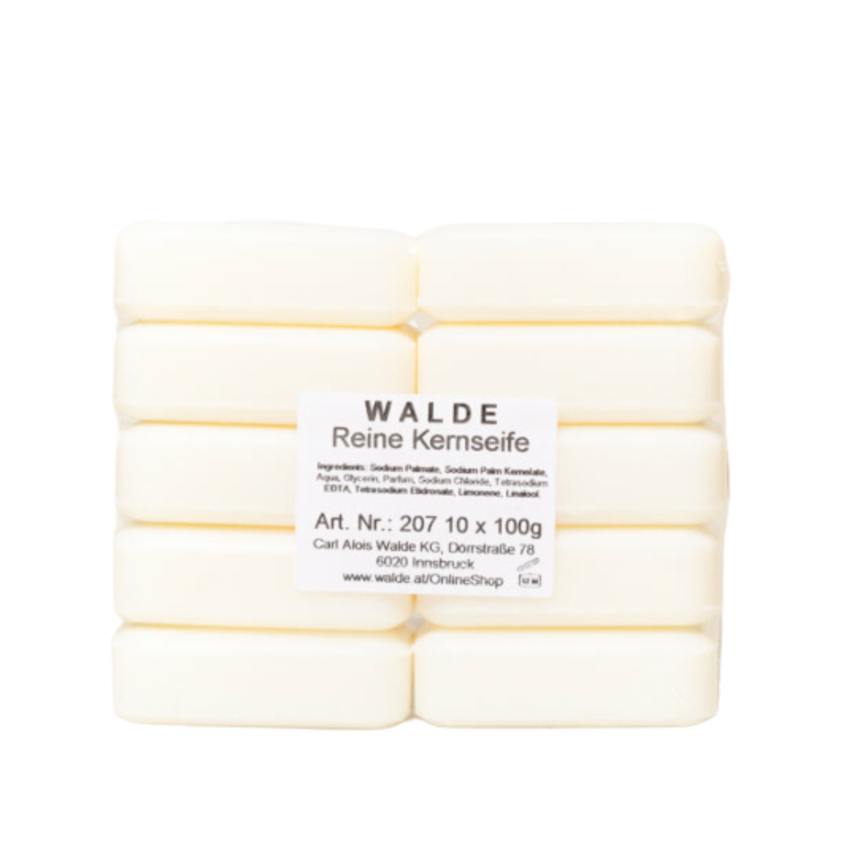 Artikelbild 1 des Artikels “Walde Reine Kernseife 10x100g “