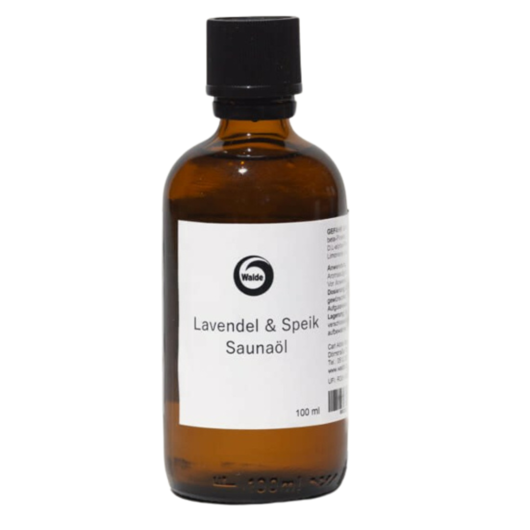 Artikelbild 1 des Artikels “WALDE Saunaöl Lavendel & Speik - Saunaaufguss 100ml “