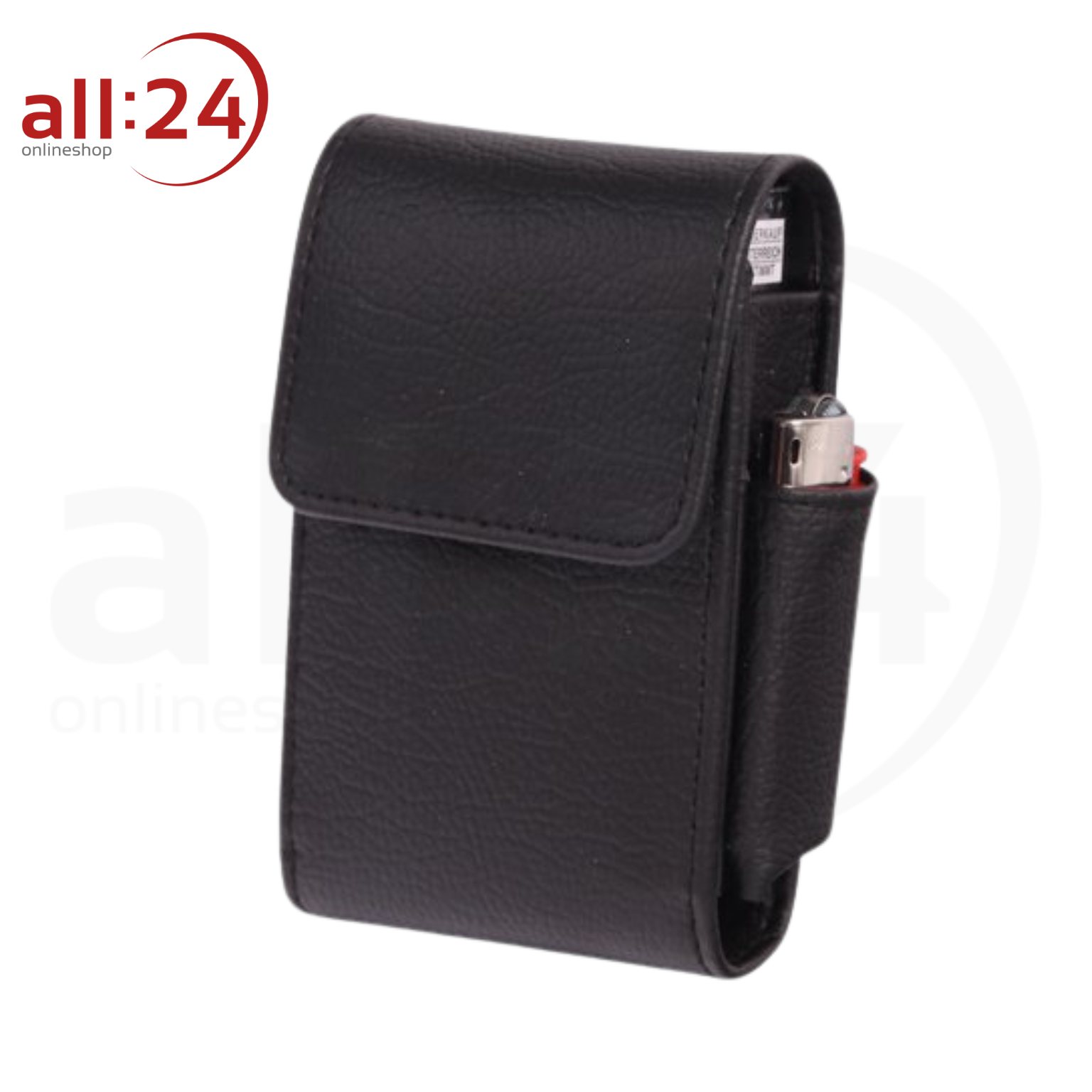Artikelbild 1 des Artikels “Zigaretten Box PVC Schwarz Verstellbar- Für 20 Zigaretten “
