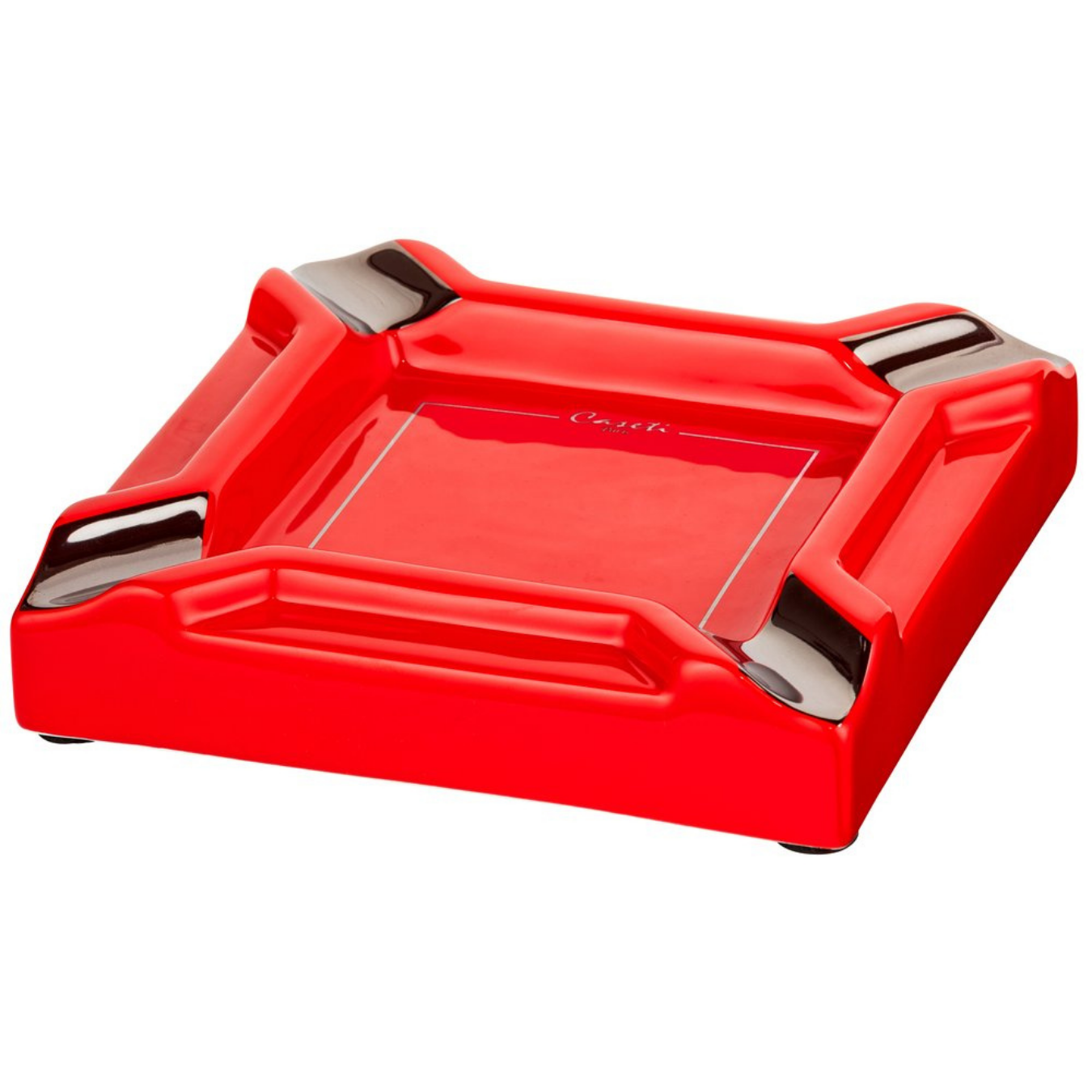 Artikelbild 1 des Artikels “Aschenbecher Zigarrenascher Caseti Keramik Rot “