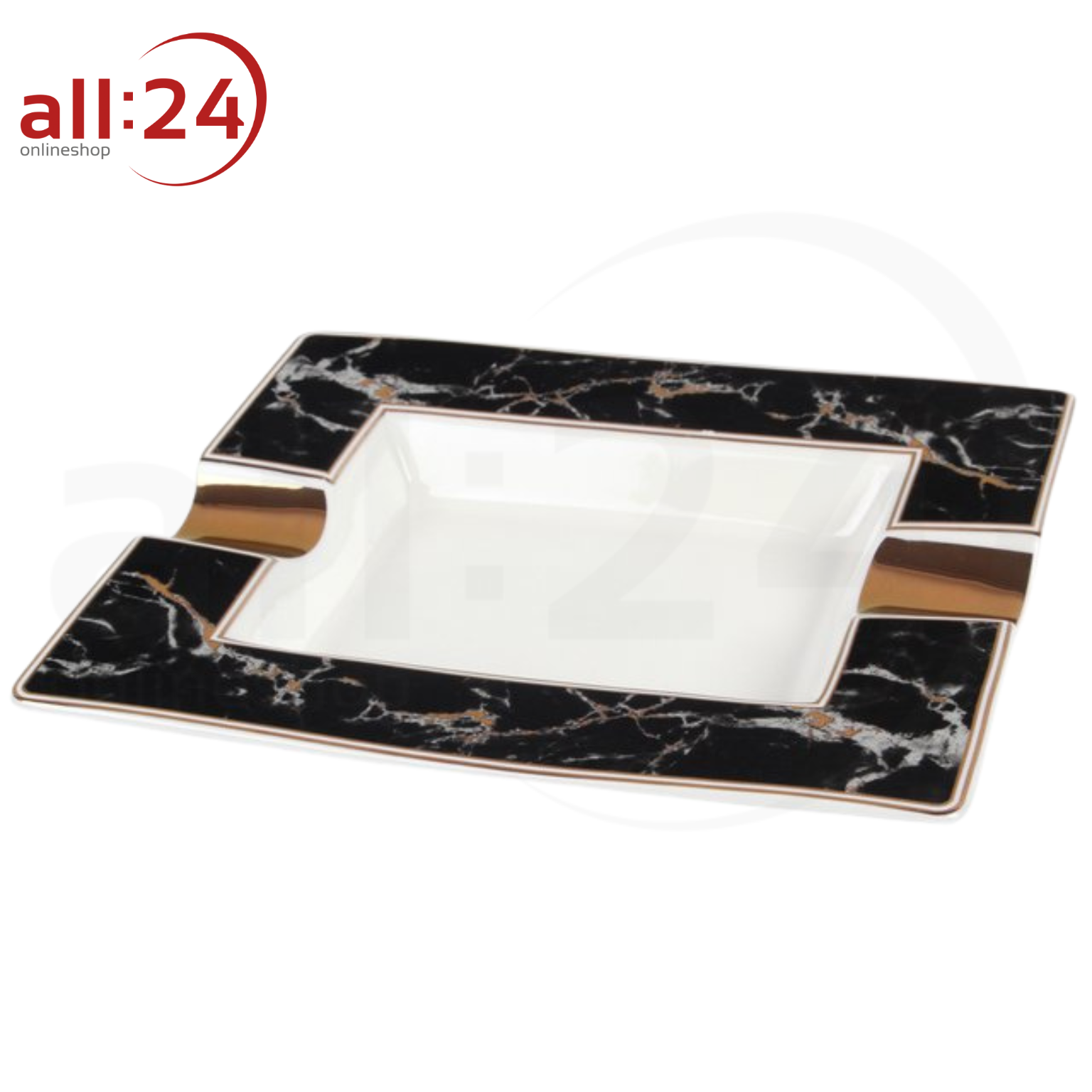 Artikelbild 1 des Artikels “Aschenbecher Zigarrenascher Marmoroptik “