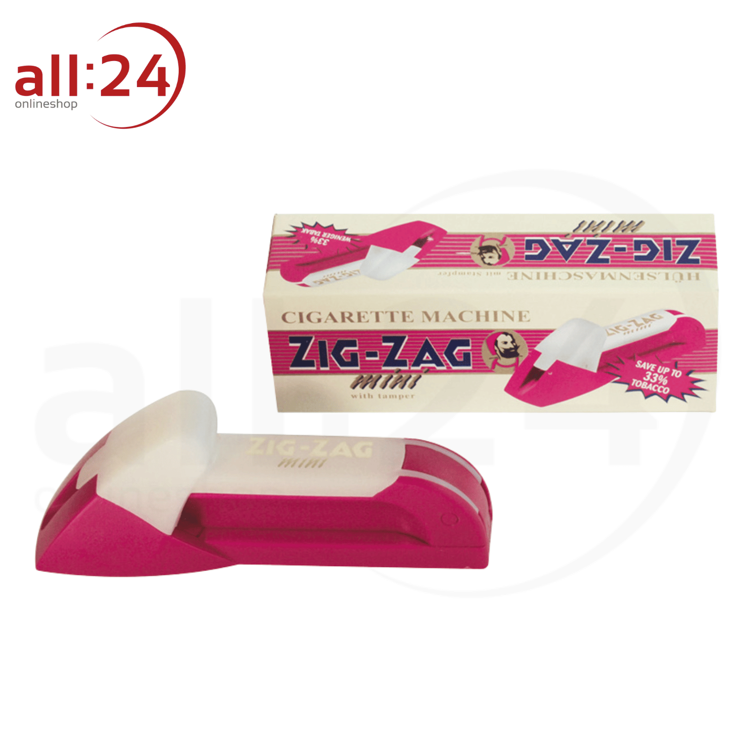 Artikelbild 1 des Artikels “ZIG ZAG Zigarettenstopfer Mini Stopfer mit Stampfer “