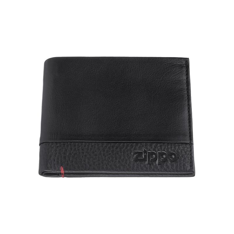 Artikelbild 1 des Artikels “Zippo Brieftasche Tri-Fold Schwarz echtes Nappa-Leder Geldbörse “