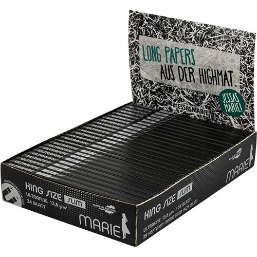 Artikelbild 1 des Artikels “BOX MARIE Ultrafine slim King Size Zigarettenpapier, 25 Stück “