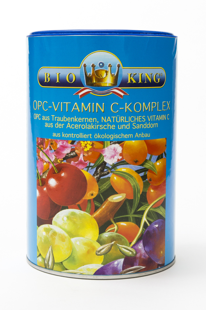 Artikelbild 2 des Artikels “BioKing Bio OPC Vitamin C-Komplex Pulver 250-500g “