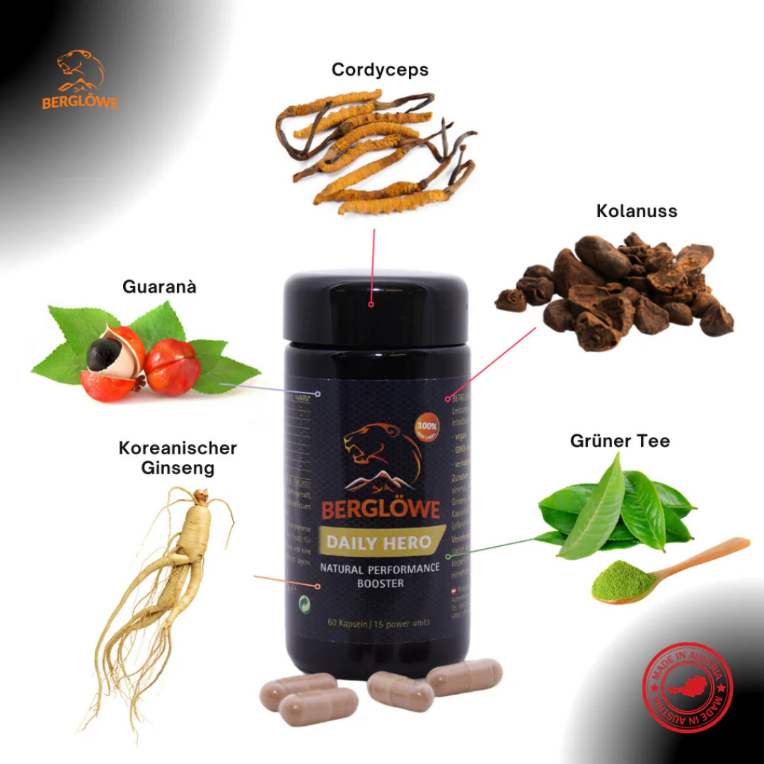 Artikelbild 2 des Artikels “Berglöwe Daily Hero - Natural Performance Booster 60 Kapseln “