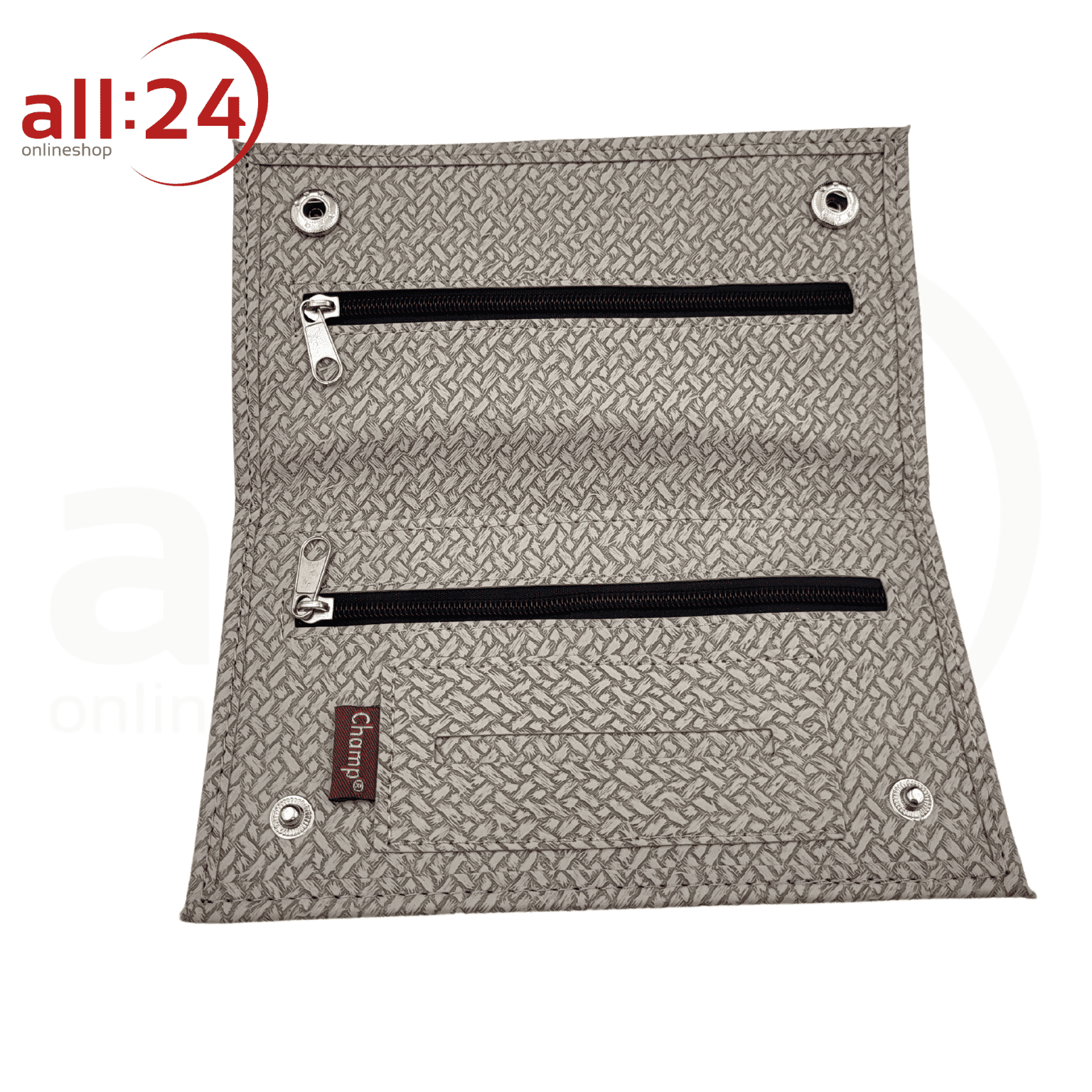 Artikelbild 2 des Artikels “Champ Tabaktasche PVC Beige mit Druckknöpfen “