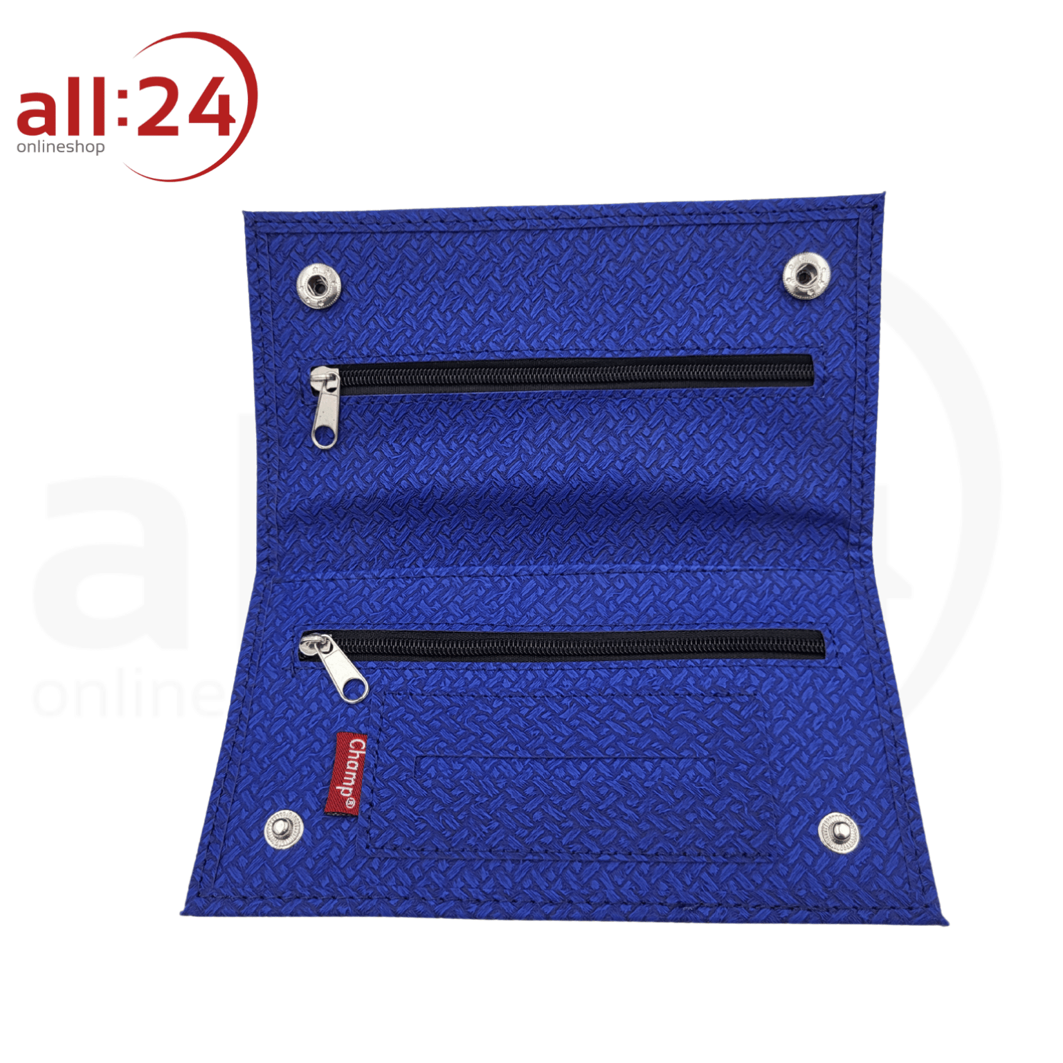 Artikelbild 2 des Artikels “Champ Tabaktasche PVC Marineblau mit Druckknöpfen “