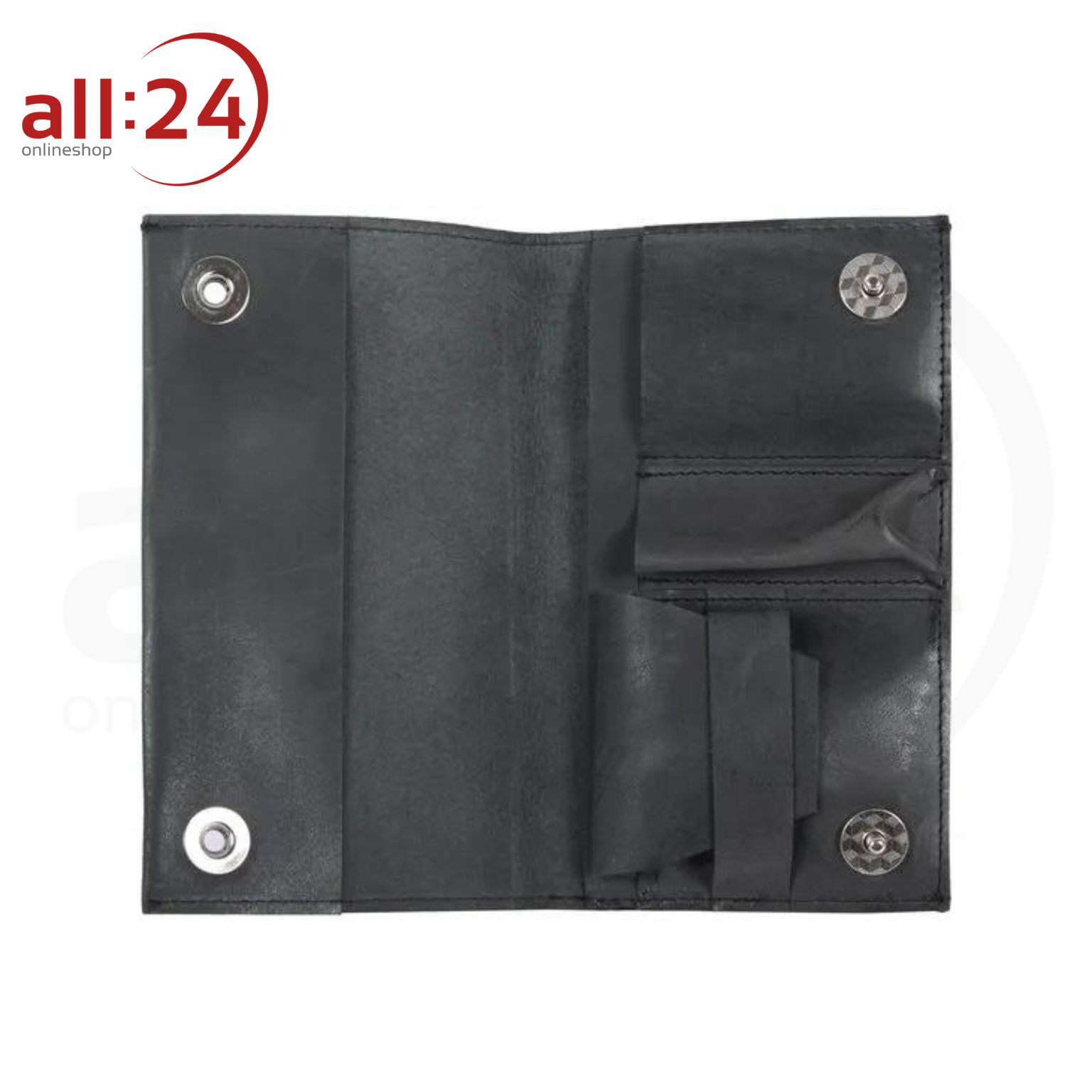 Artikelbild 2 des Artikels “Tabaktasche Leder Schwarz mit Magnetverschluss “