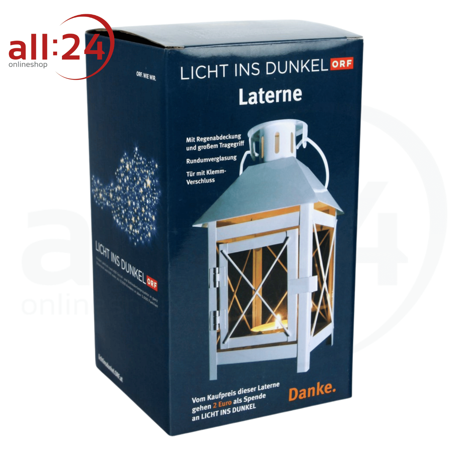 Artikelbild 2 des Artikels “Weiße Metall-Laterne 