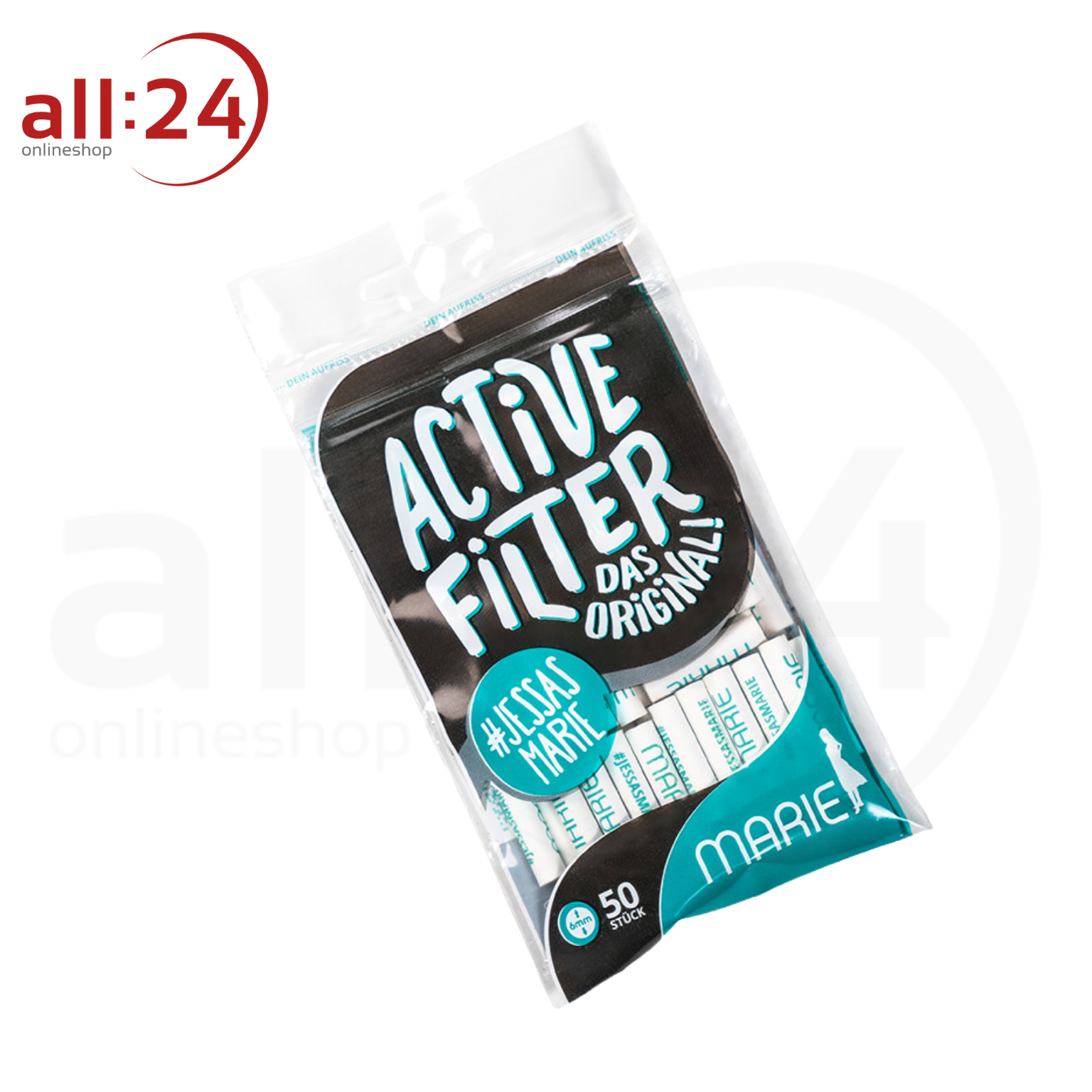 Artikelbild 2 des Artikels “MARIE Active Filter 6mm 50er Beutel, 10er Vorrats-Box “