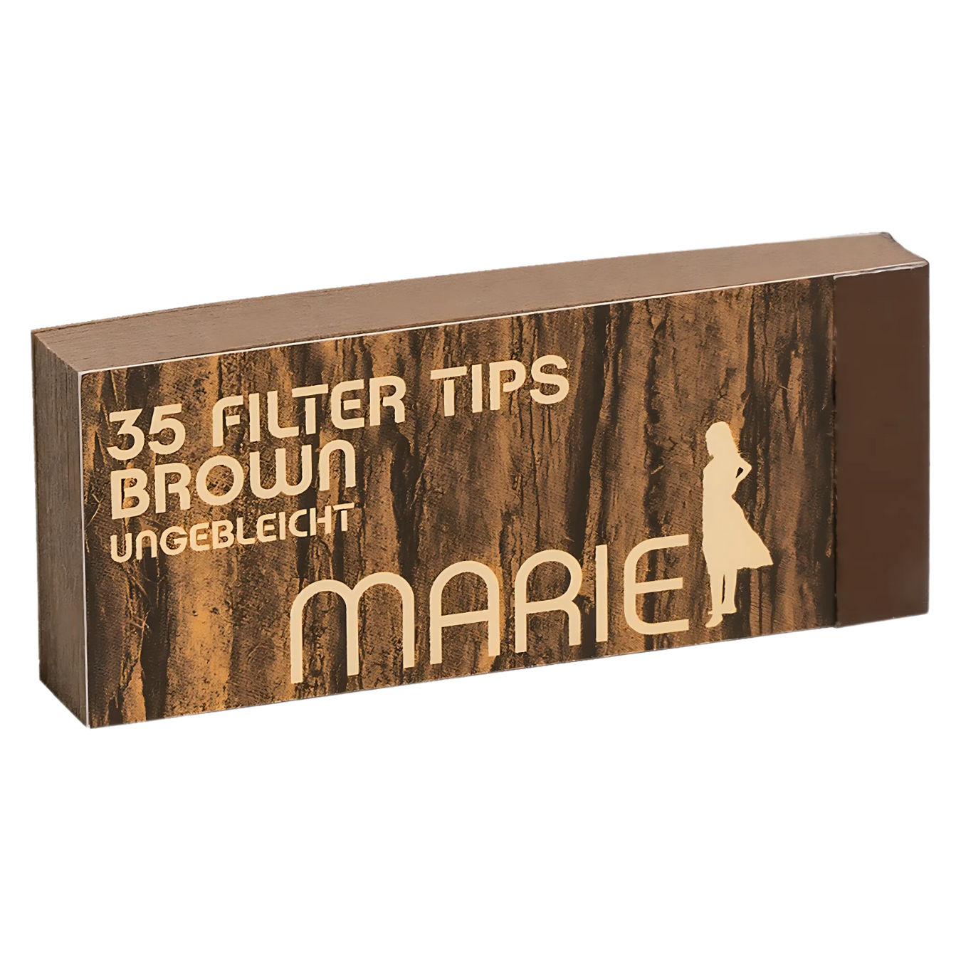 Artikelbild 2 des Artikels “MARIE Brown Ungebleichte Filter Tips Box mit 24 Stk à 35 Blatt “