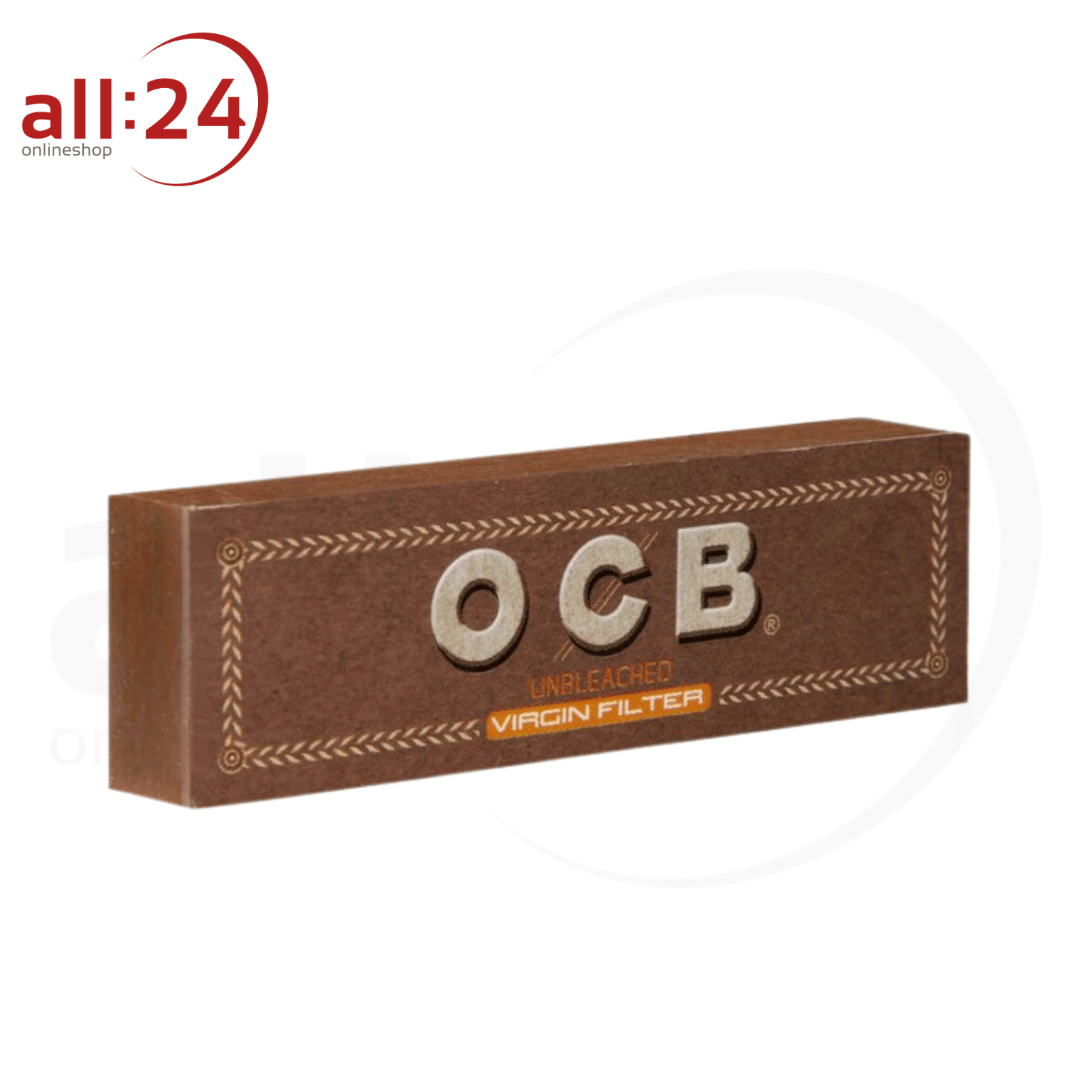 Artikelbild 2 des Artikels “BOX OCB Filter Tips Unbleached Virgin - 25er Box mit je 50 Blatt “
