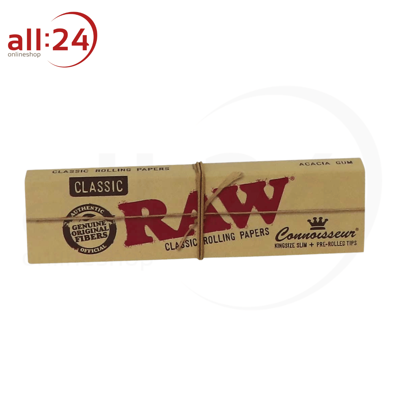 Artikelbild 2 des Artikels “BOX RAW Rolling Paper Connoisseur Classic King Size mit Filter Tips, 24 Stück “