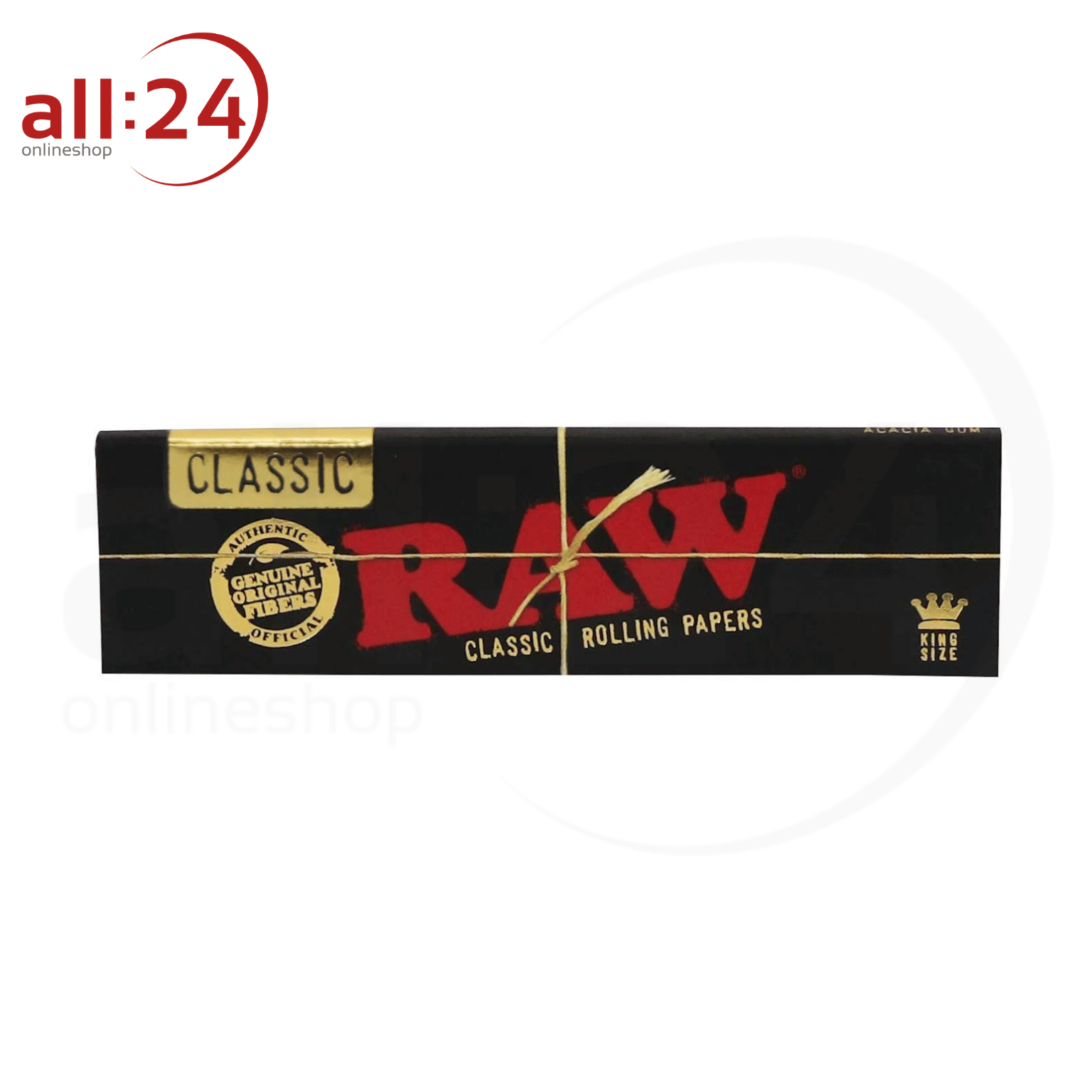 Artikelbild 2 des Artikels “BOX RAW Black Rolling Paper King Size Slim, 50 Stück “