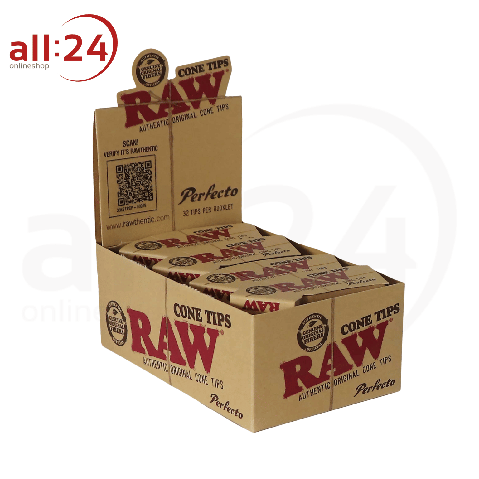 Artikelbild 2 des Artikels “BOX RAW Filtertips Konisch Perfecto, 24 Stück “