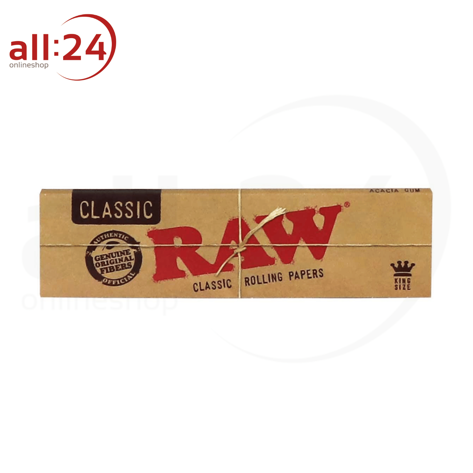 Artikelbild 2 des Artikels “BOX RAW Classic King Size Rolling Paper 50 Stück á 33 Blatt “