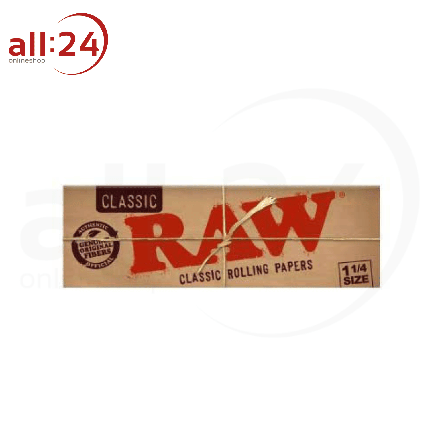 Artikelbild 2 des Artikels “BOX RAW Classic 1/4 Rolling Paper 24 Stück á 50 Blatt “