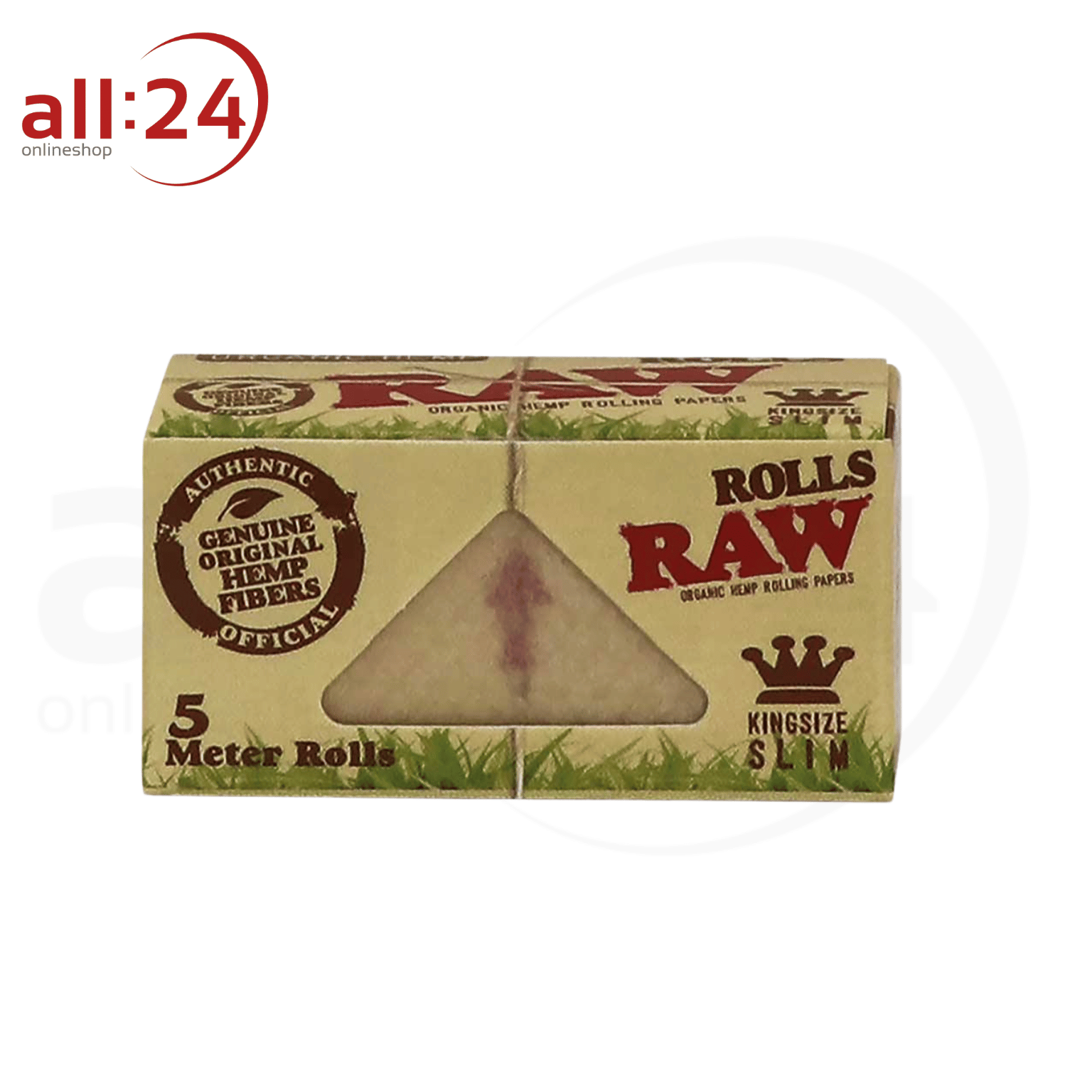 Artikelbild 2 des Artikels “BOX RAW Organic Hemp Rolls 24 Stück á 5 Meter “