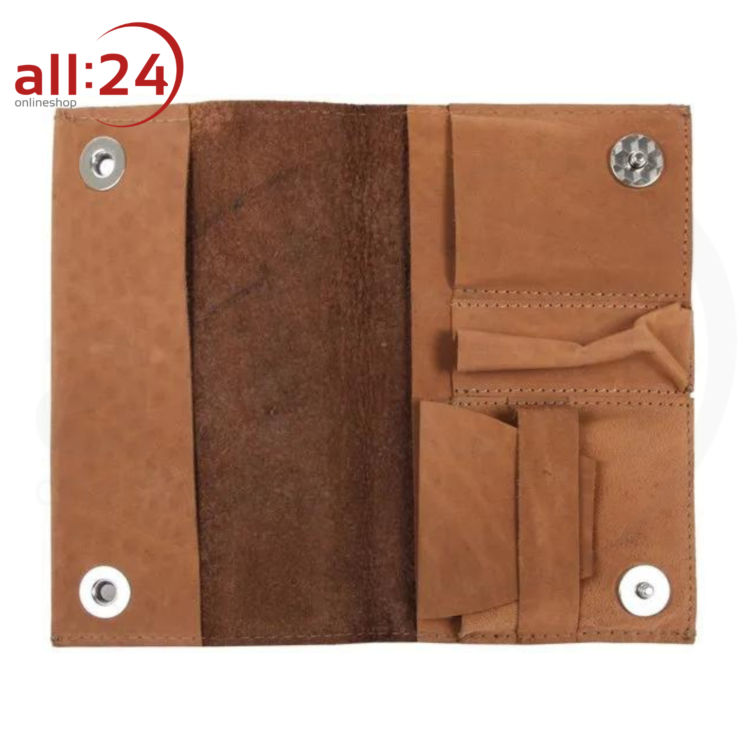 Artikelbild 2 des Artikels “Tabaktasche Leder Cognac mit Magnetverschluss “