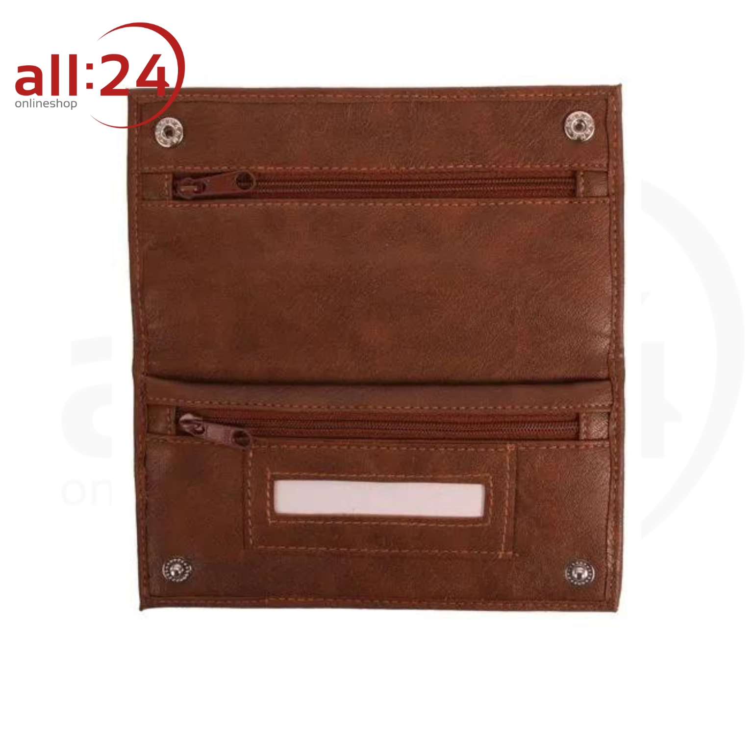 Artikelbild 2 des Artikels “Tabaktasche PVC Braun mit Druckknöpfen “