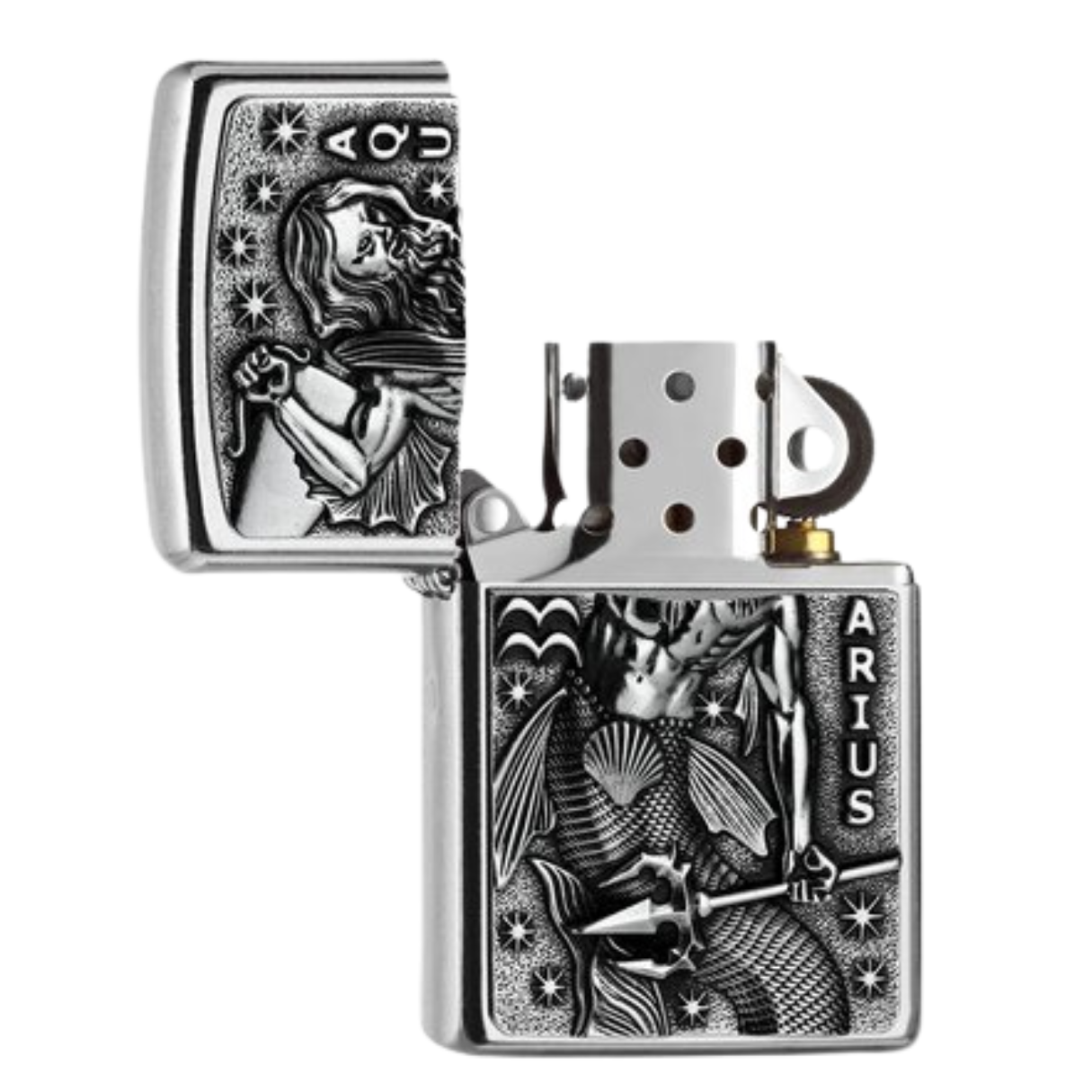 Artikelbild 2 des Artikels “Zippo Feuerzeug Classic Tierkreiszeichen Aquarius Sternzeichen Wassermann “