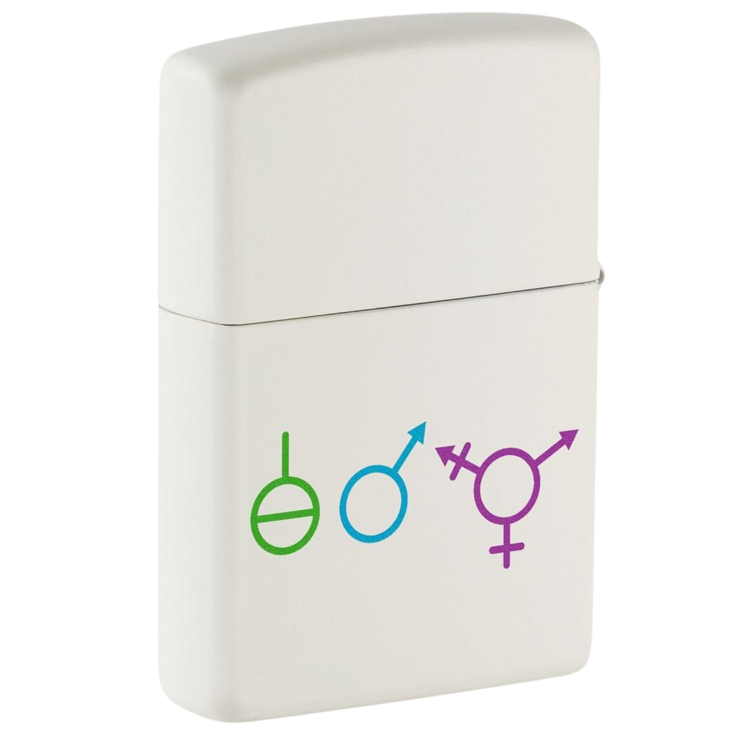 Artikelbild 2 des Artikels “Zippo Feuerzeug Classic LGTBQ+ White Matte “