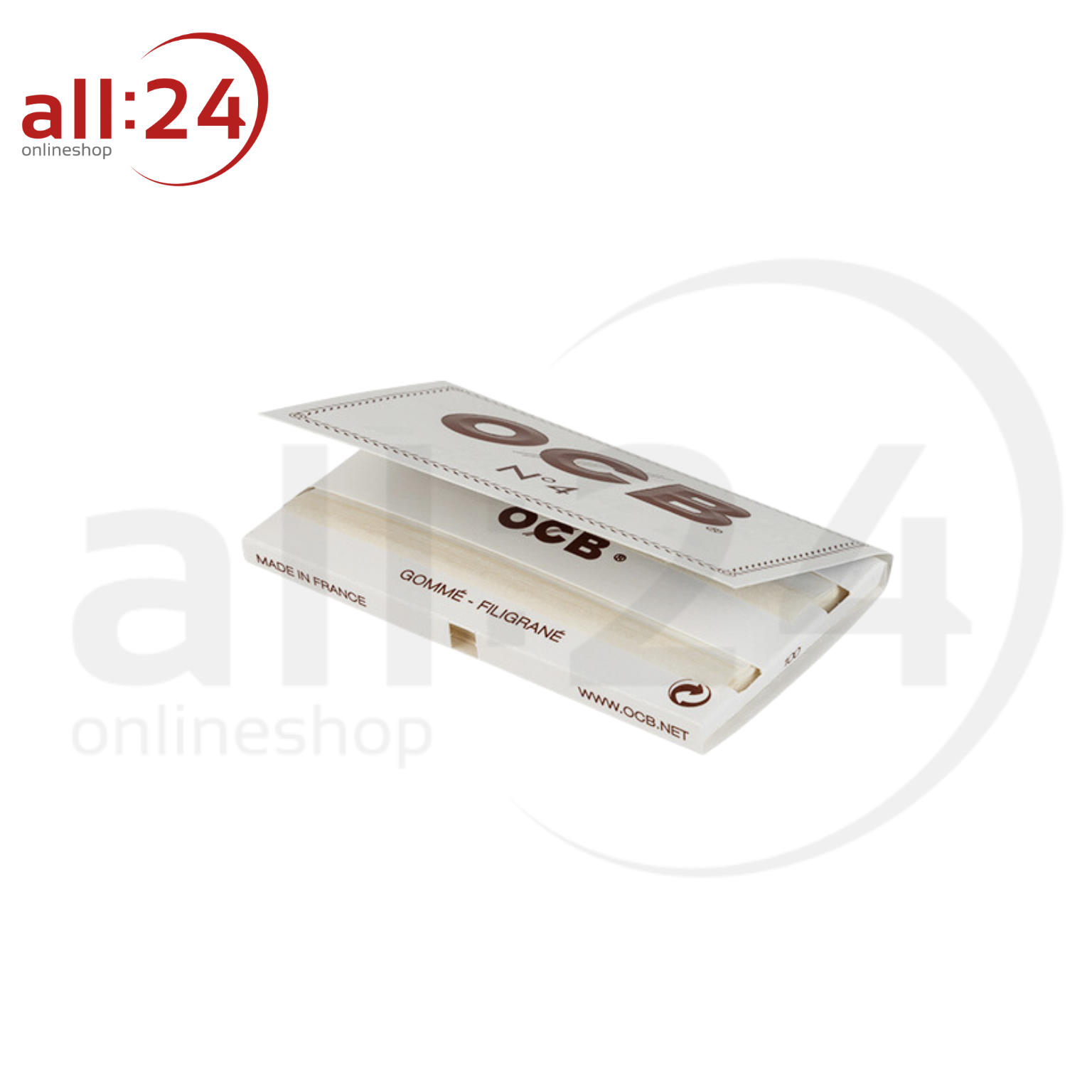 Artikelbild 2 des Artikels “OCB Weiß Double Zigarettenpapier Slim Kurz, 1 Box mit 25 Heftchen mit je 100 Blatt “