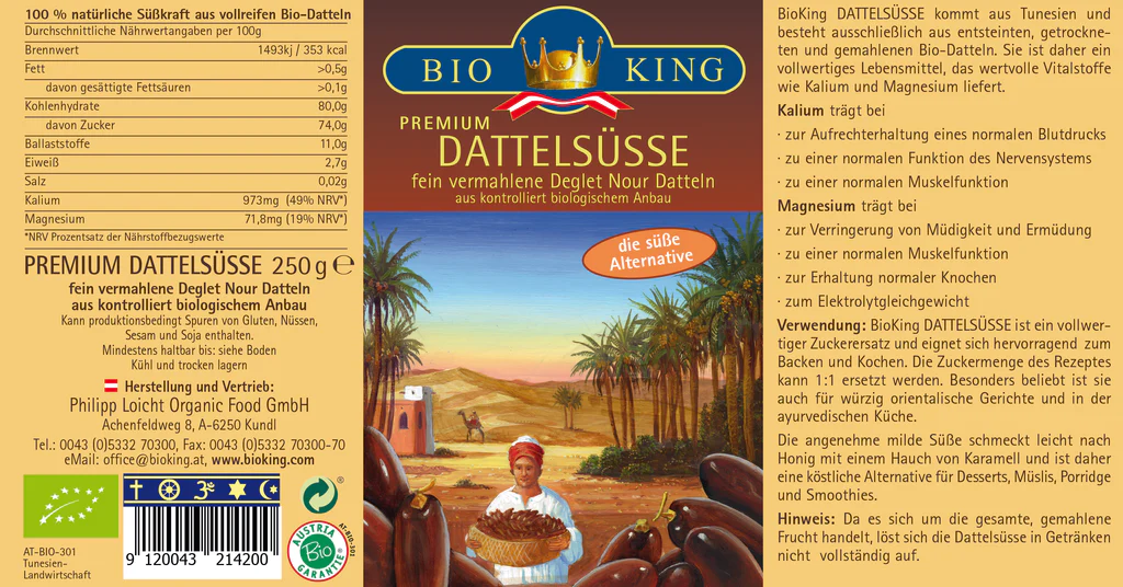 Artikelbild 2 des Artikels “BioKing Bio Dattelsüße, 250g “