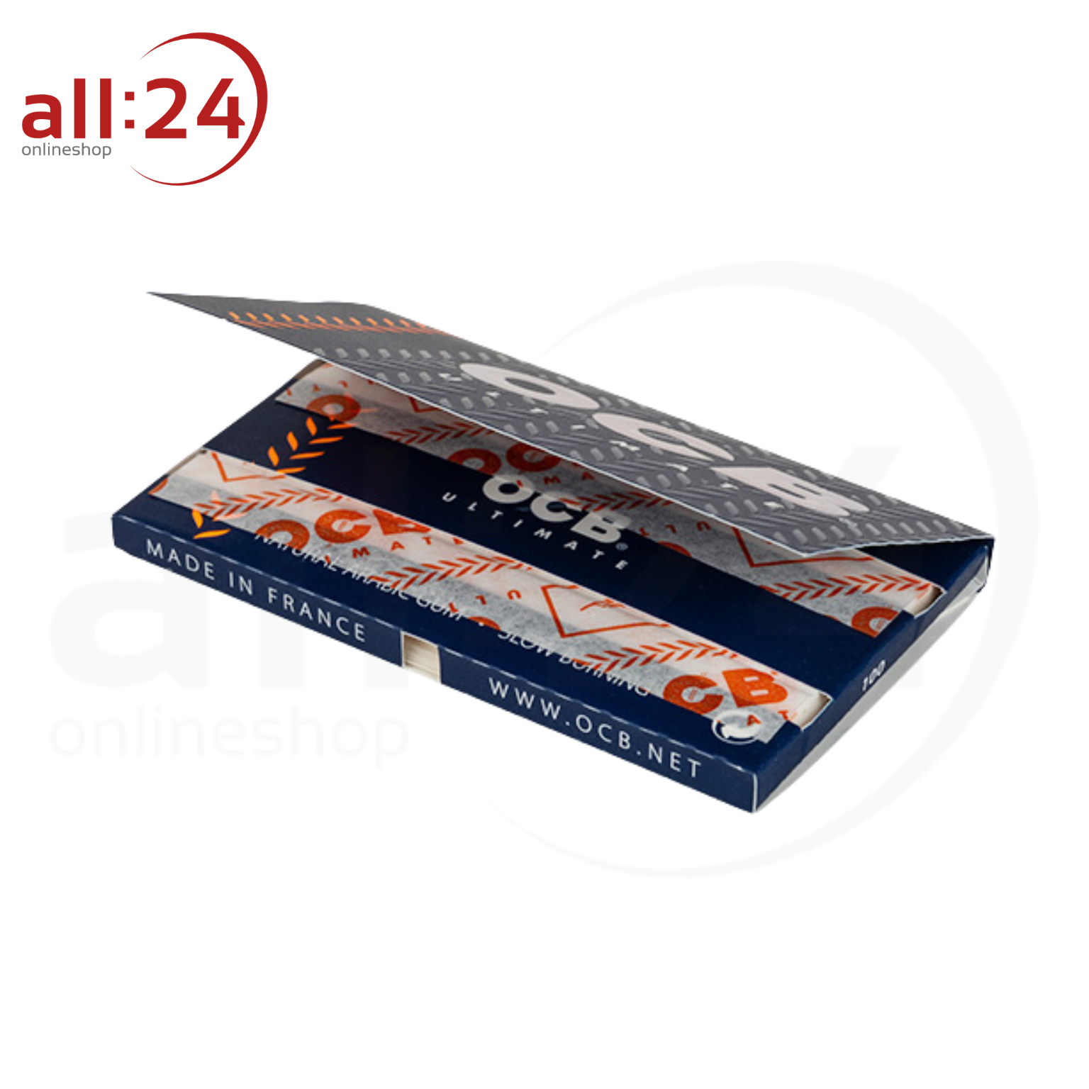 Artikelbild 2 des Artikels “OCB Ultimate Paper kurz - 25 Heftchen à 100 Blatt “