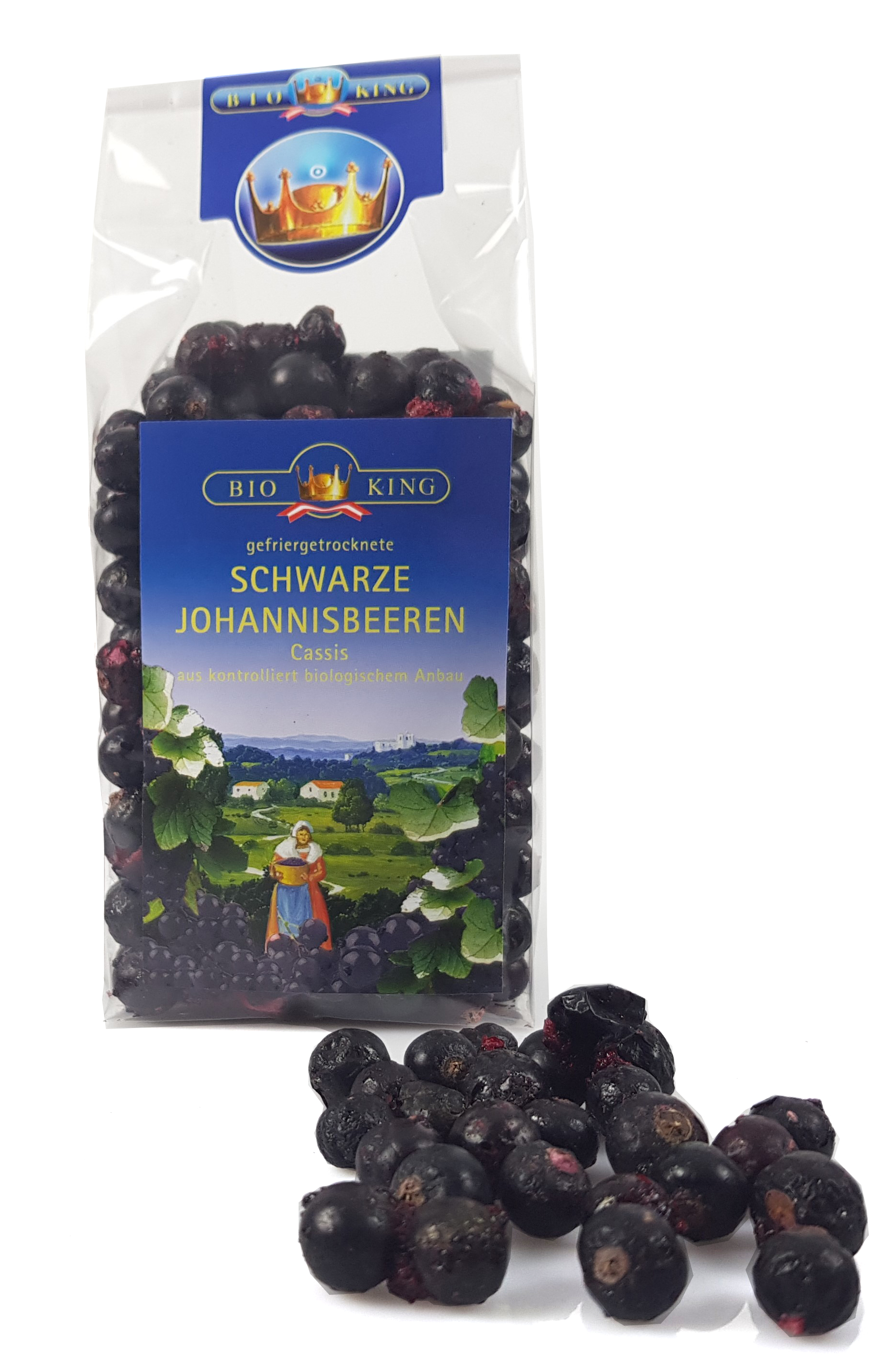Artikelbild 2 des Artikels “BioKing Schwarze Bio Johannisbeeren gefriergetrocknet, 45g “