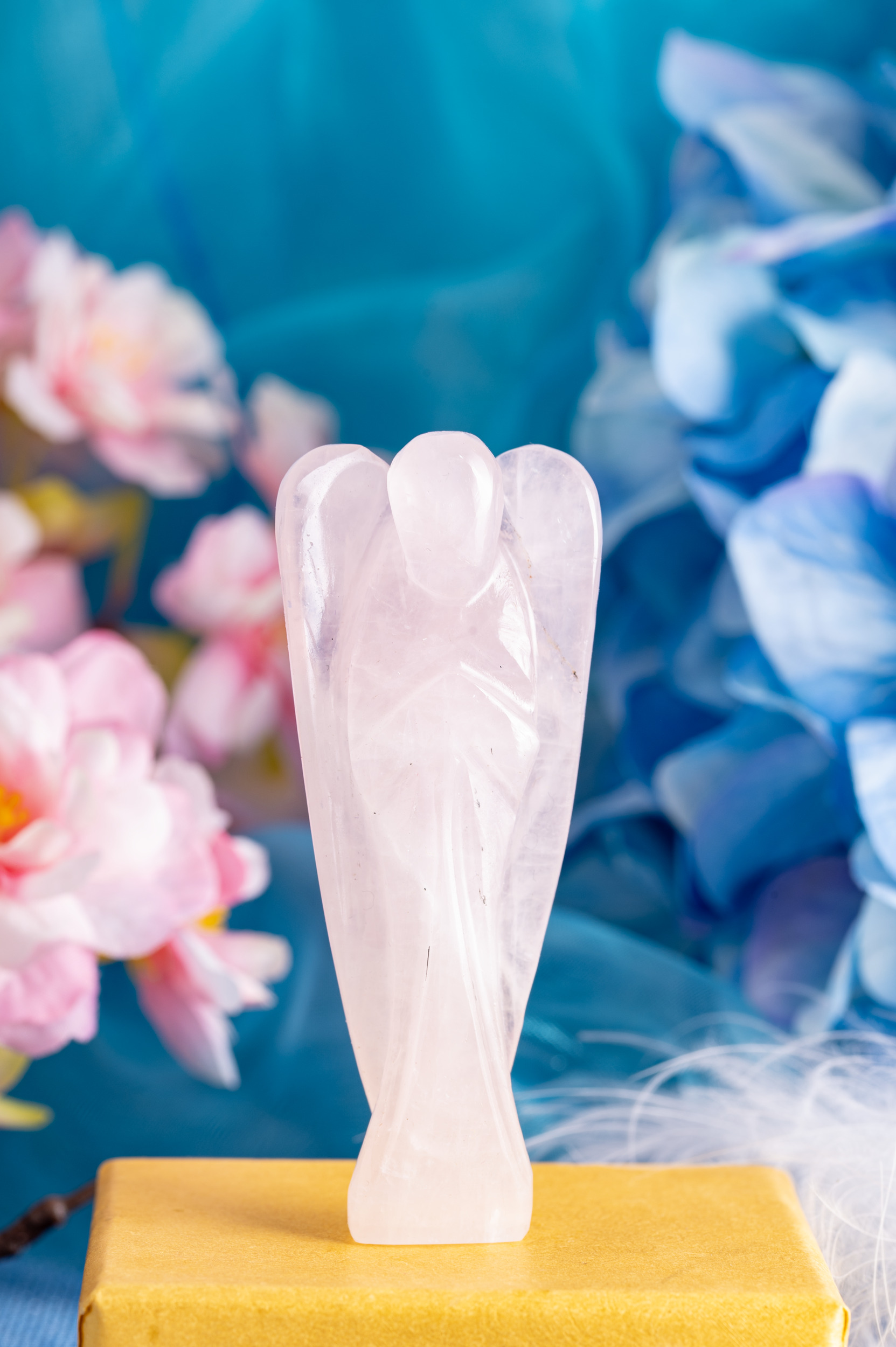 Artikelbild 2 des Artikels “Engelchen aus Rosenquarz 7,5 cm “