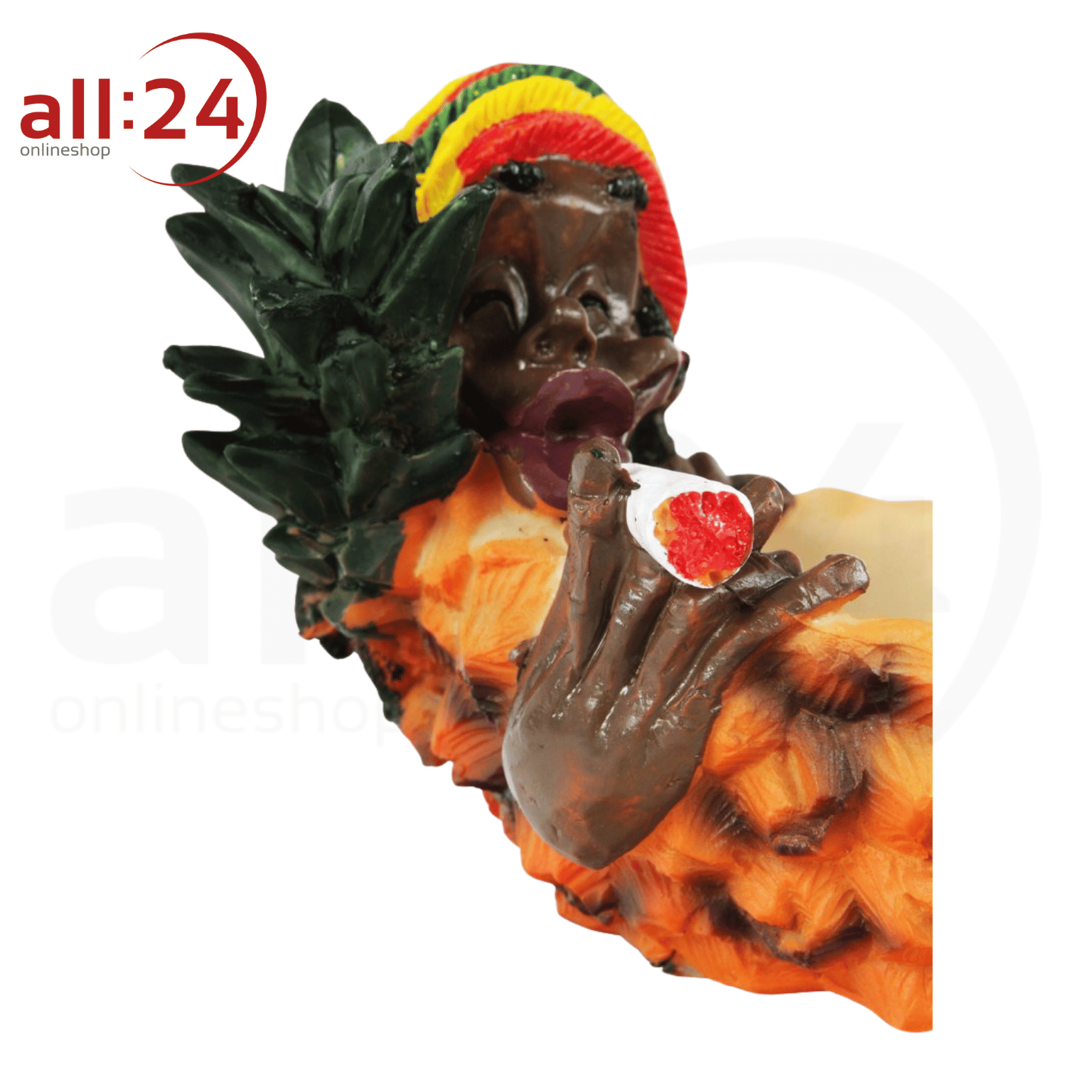 Artikelbild 3 des Artikels “Aschenbecher Rasta liegend Ananas 19 cm “