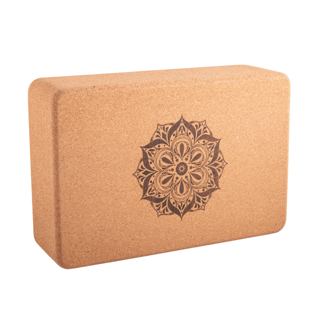 Artikelbild 3 des Artikels “Yogablock aus Kork, groß - Blume des Lebens und Mandala “