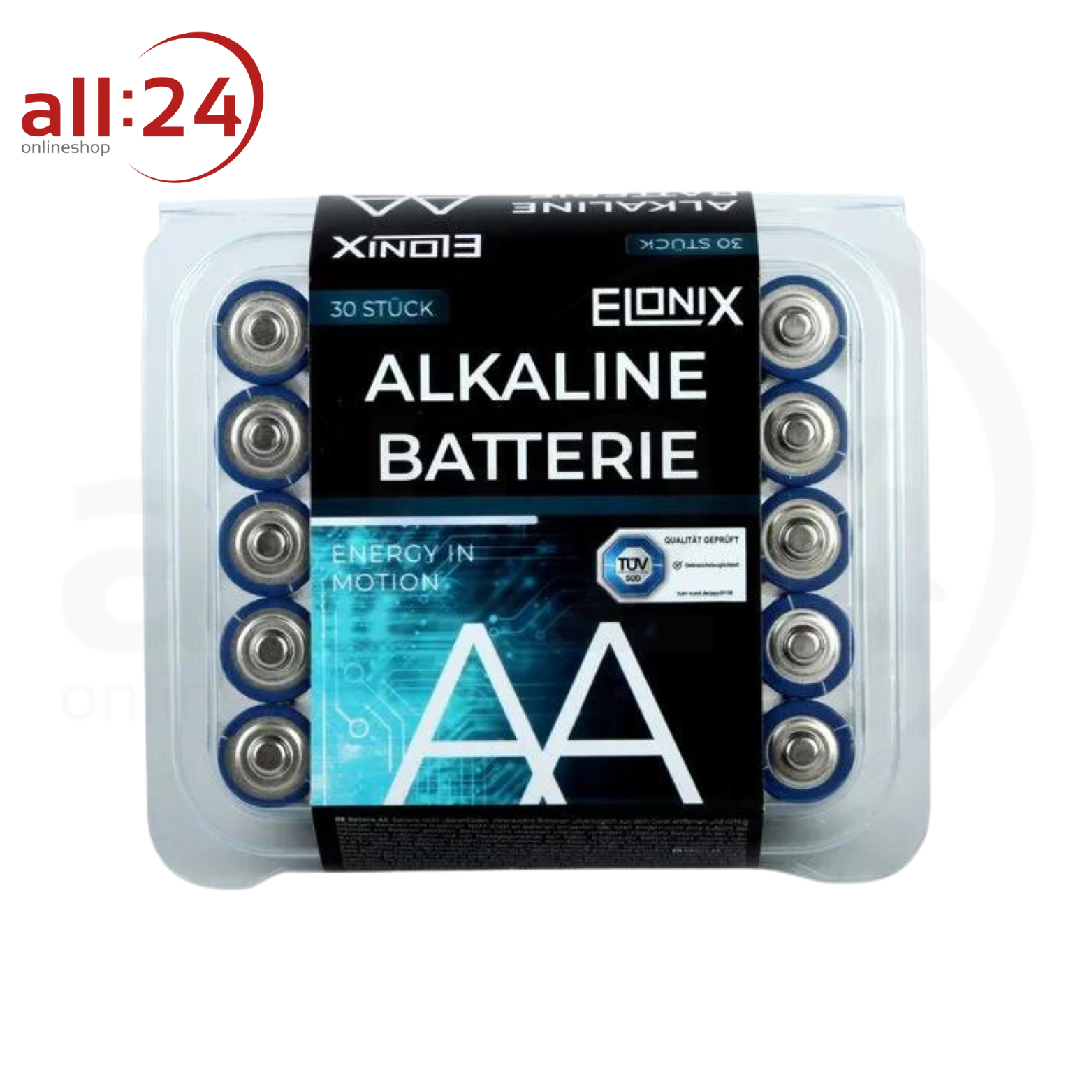 Artikelbild 3 des Artikels “ELONIX Alkaline Batterie AAA 30er Packung “