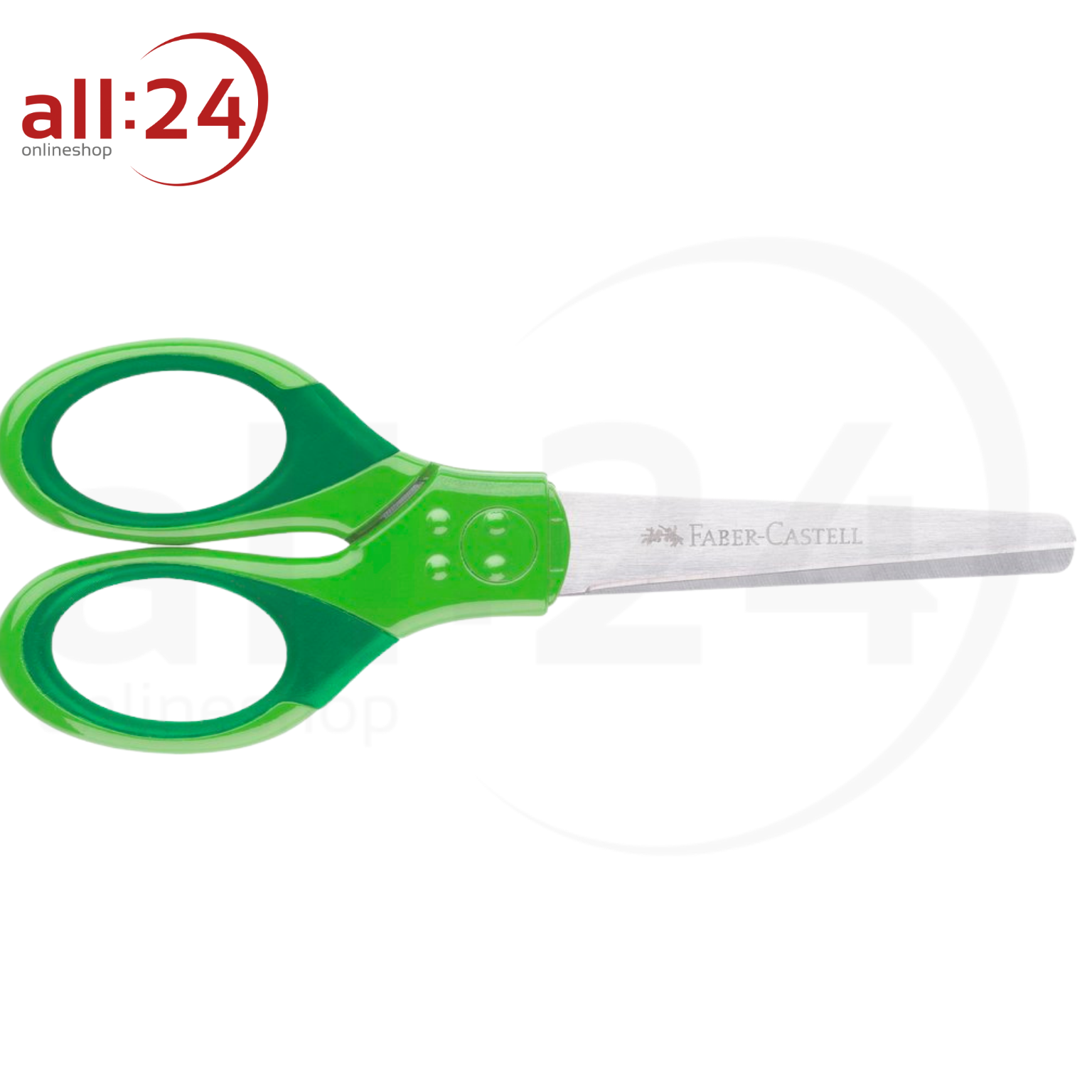 Artikelbild 3 des Artikels “Faber Castell Schulschere Grip Grün mit Abdeckung “