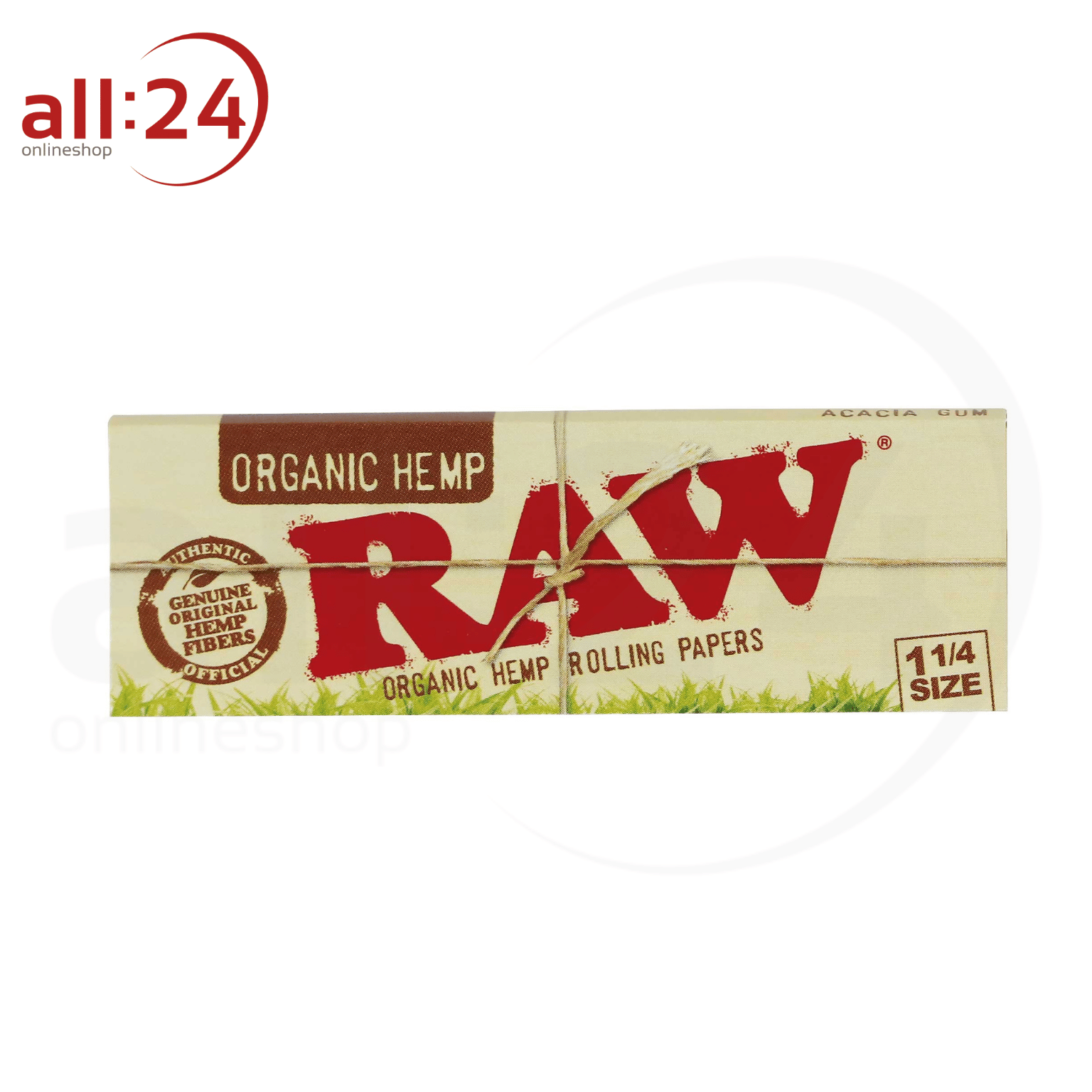 Artikelbild 3 des Artikels “BOX RAW Organic Hemp Rolling Papers 1 1/4, 24 Stück “