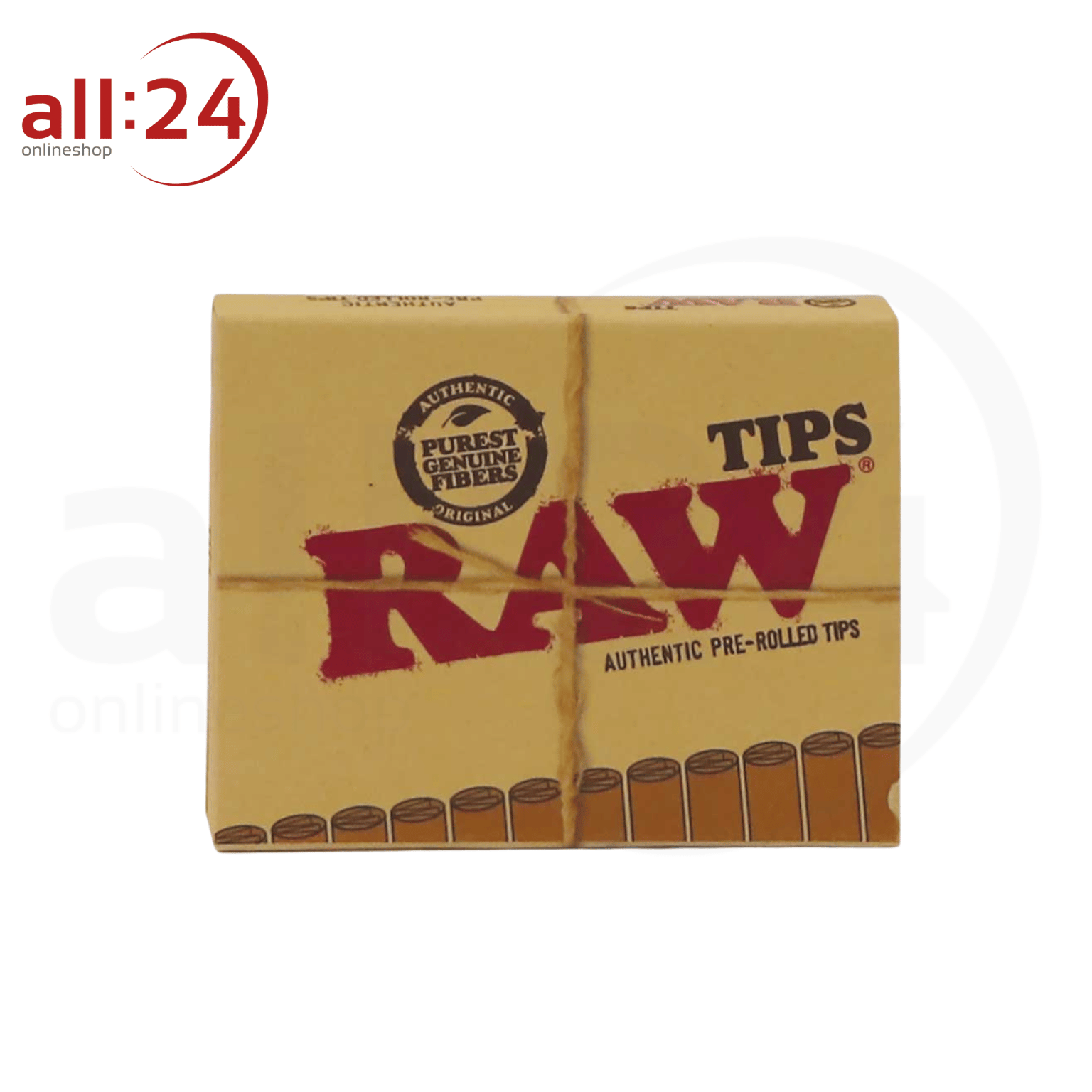 Artikelbild 3 des Artikels “BOX RAW Prerolled Tips, Vorgerollte Filtertips, 20 Stück je 21 Filter “