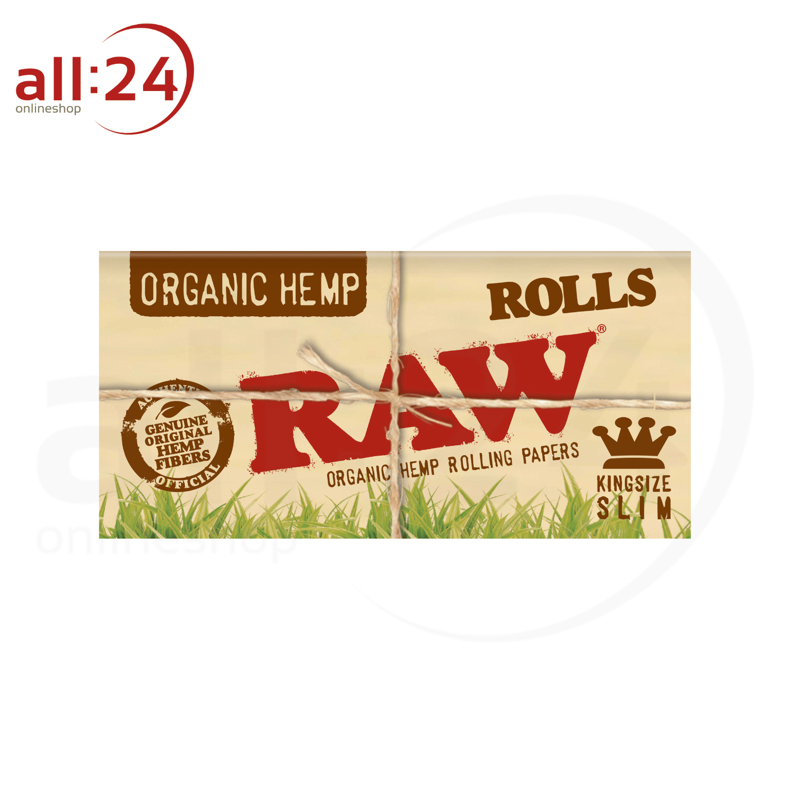 Artikelbild 3 des Artikels “BOX RAW Organic Hemp Rolls 24 Stück á 5 Meter “