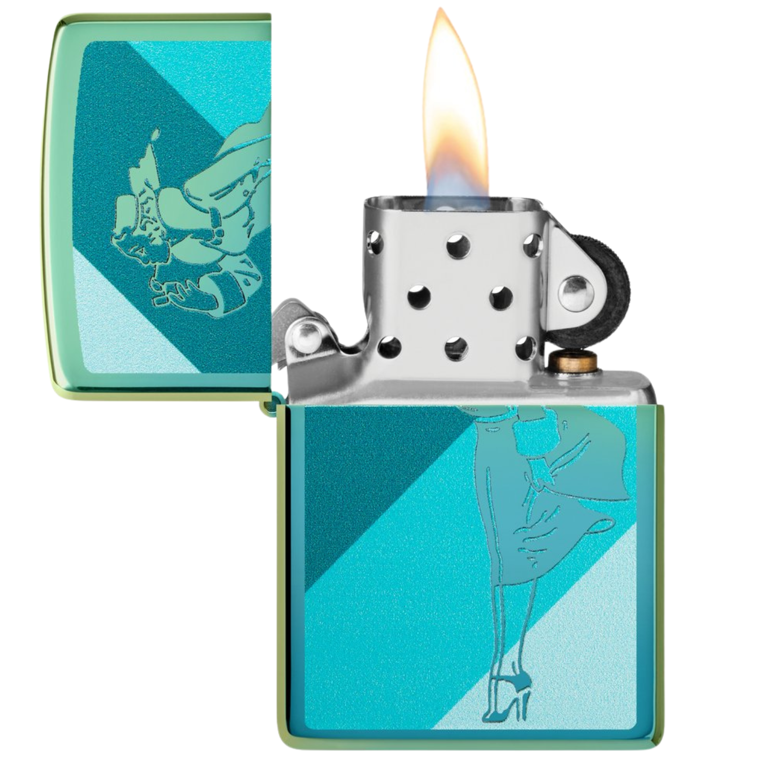 Artikelbild 3 des Artikels “Zippo Feuerzeug Türkis Frau 49191 “