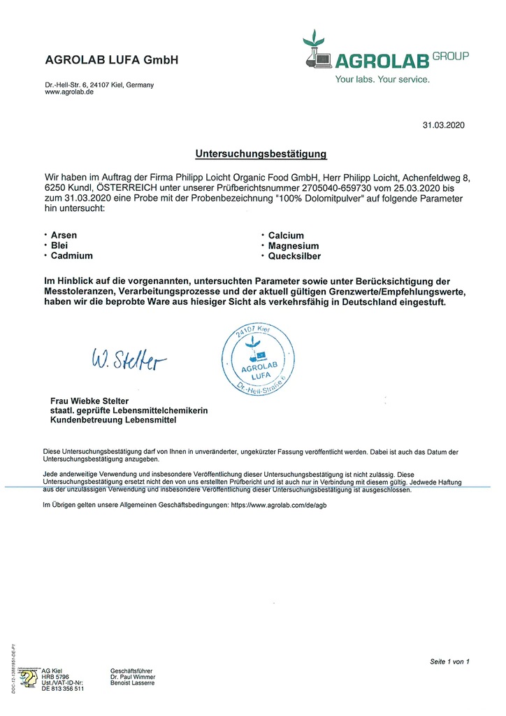 Artikelbild 3 des Artikels “Berglöwe Calcium & Magnesium aus Urmeer-Korallen “