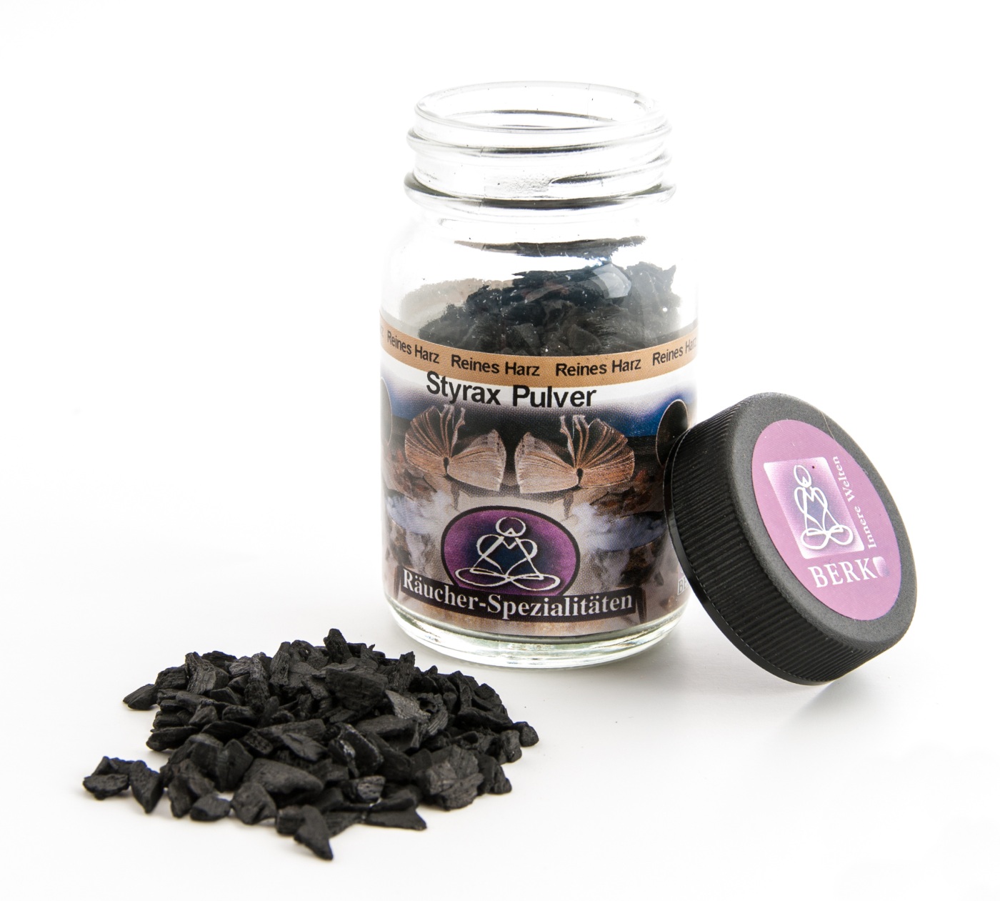 Artikelbild 3 des Artikels “Styrax Pulver Reine Harze Räucherwerk 60 ml Glas “