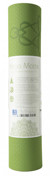 Artikelbild 3 des Artikels “Yogamatte TPE Hellgrün mit Baum des Lebens “