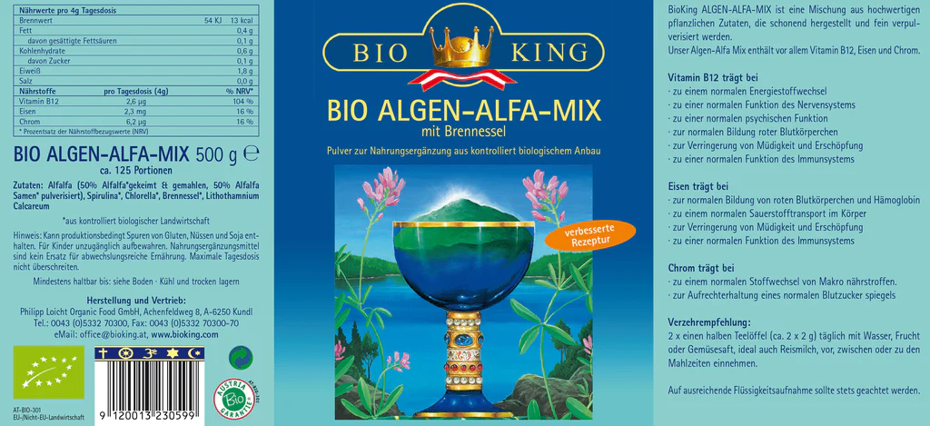 Artikelbild 4 des Artikels “BioKing Bio Algen Alfa Mix “