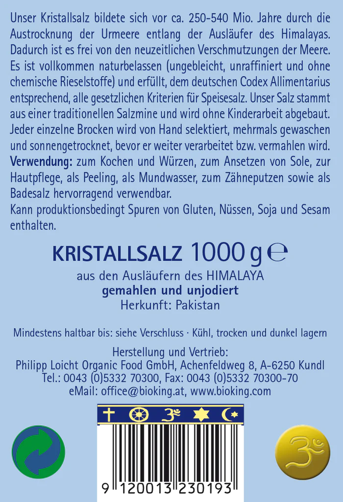 Artikelbild 4 des Artikels “BioKing Kristallsalz aus den Ausläufern des Himalaya Fein Gemahlen “