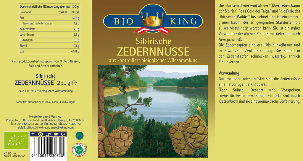 Artikelbild 4 des Artikels “BioKing Bio Sibirische Zedernnüsse, 100g-1000g “